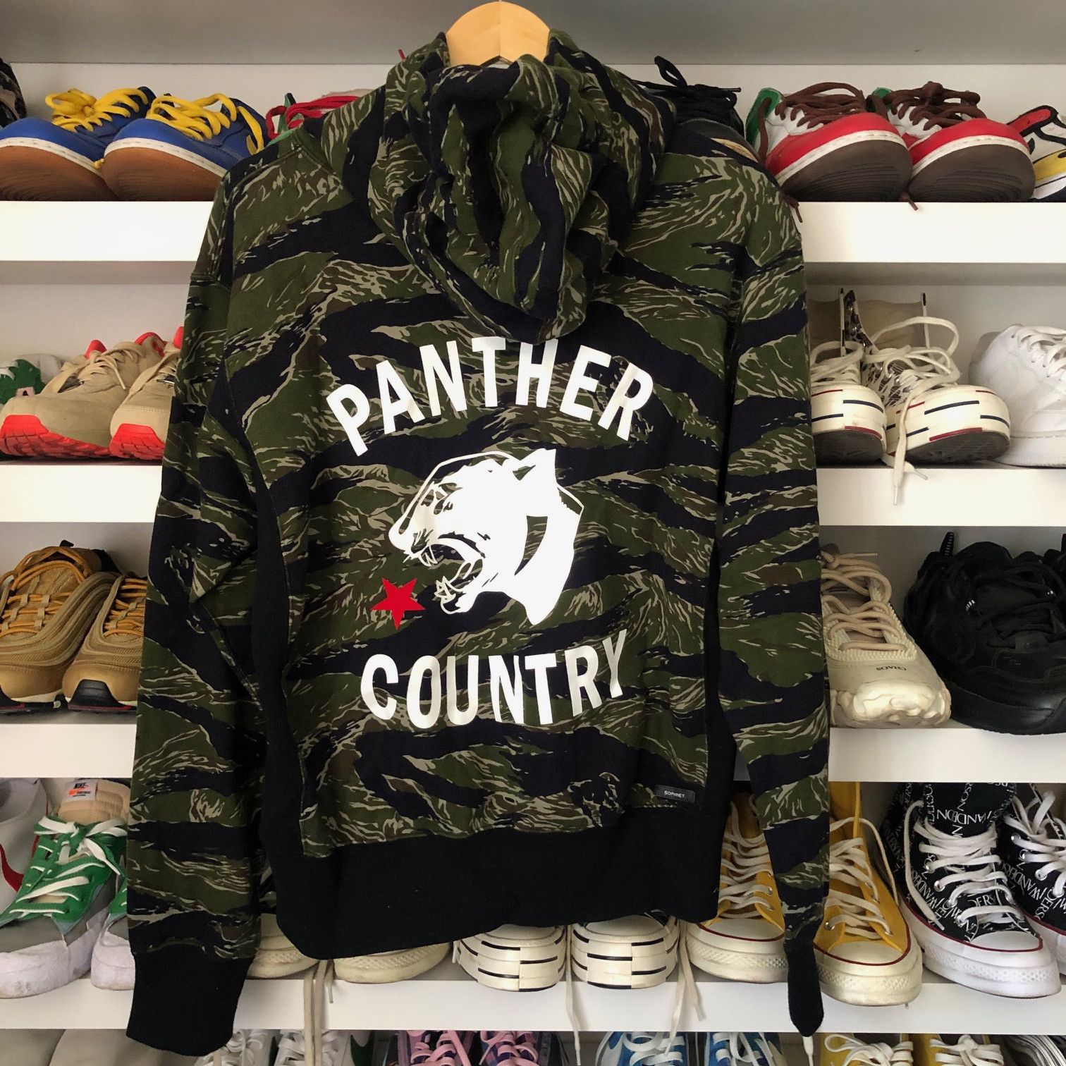 Sophnet. SOPHNET Panther Country Camo Pullover Hoody Size US S / EU 44-46 / 1 - 4 Thumbnail