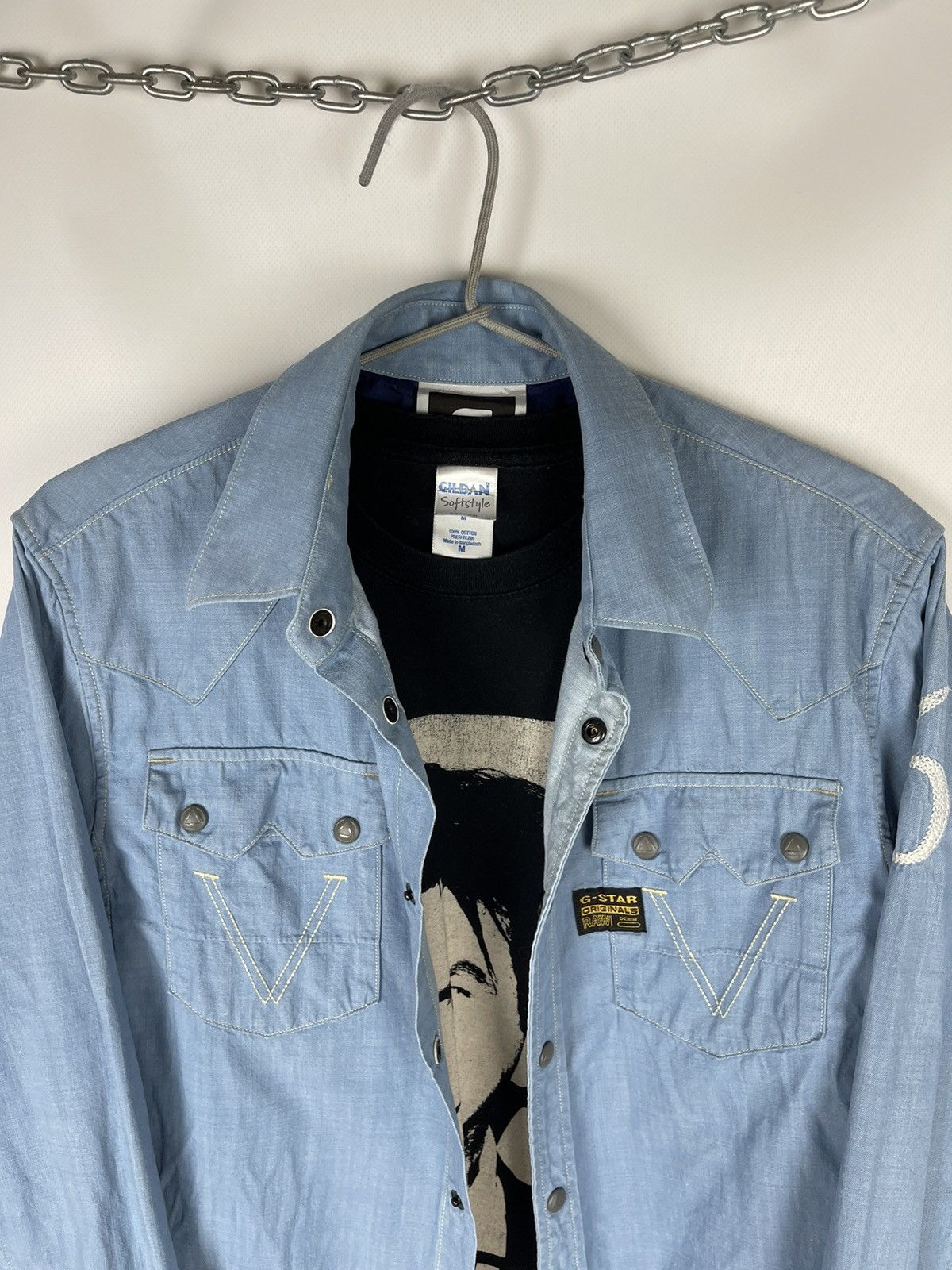 G-Star G-Star Raw Motor 5620 Blaze shirt long sleeve denim Size US M / EU 48-50 / 2 - 9 Thumbnail