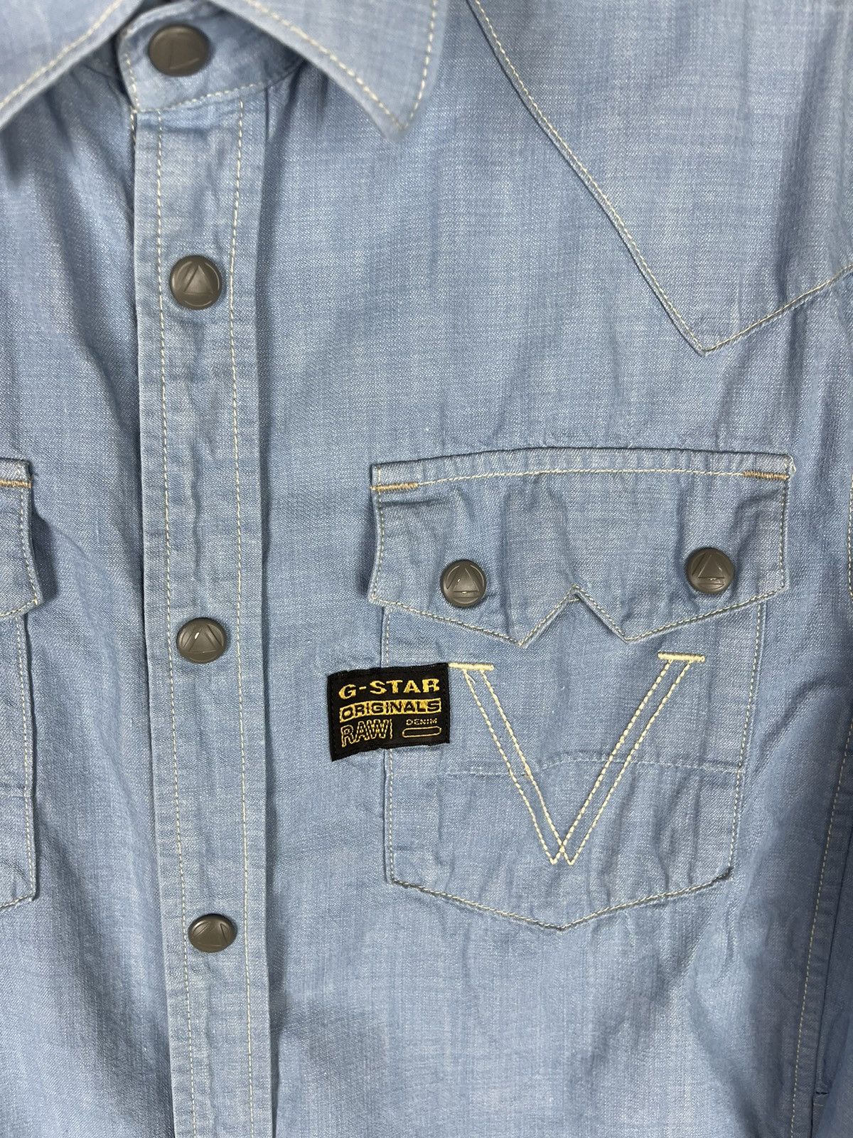 G-Star G-Star Raw Motor 5620 Blaze shirt long sleeve denim Size US M / EU 48-50 / 2 - 16 Thumbnail