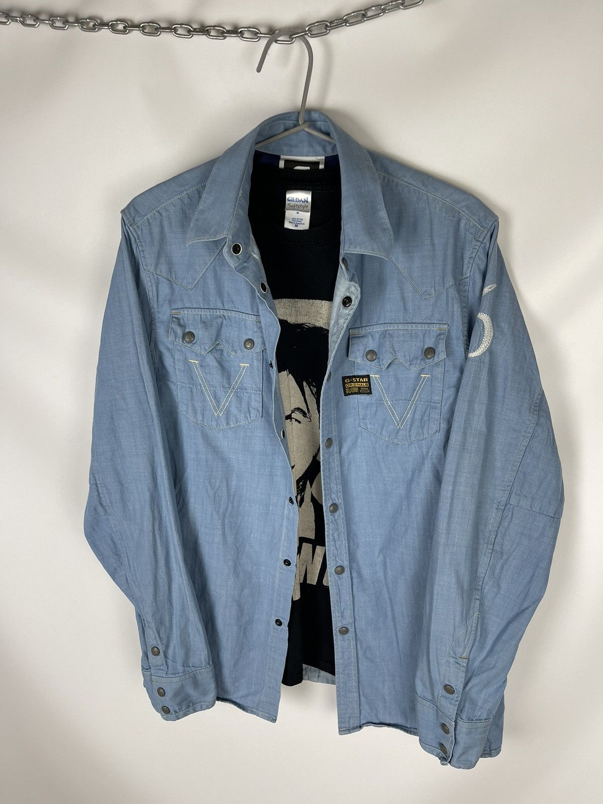 G-Star G-Star Raw Motor 5620 Blaze shirt long sleeve denim Size US M / EU 48-50 / 2 - 1 Thumbnail