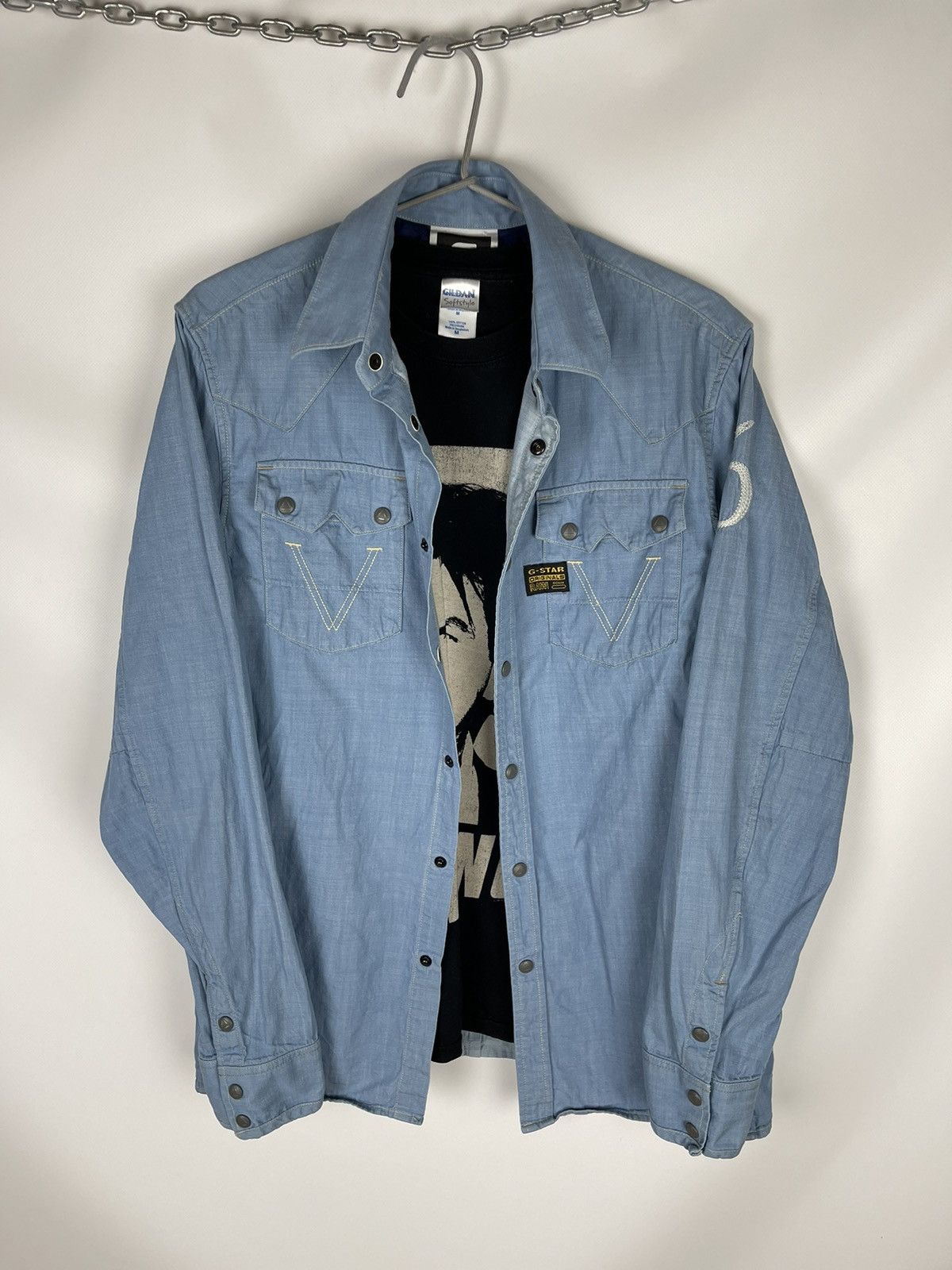 G-Star G-Star Raw Motor 5620 Blaze shirt long sleeve denim Size US M / EU 48-50 / 2 - 3 Thumbnail