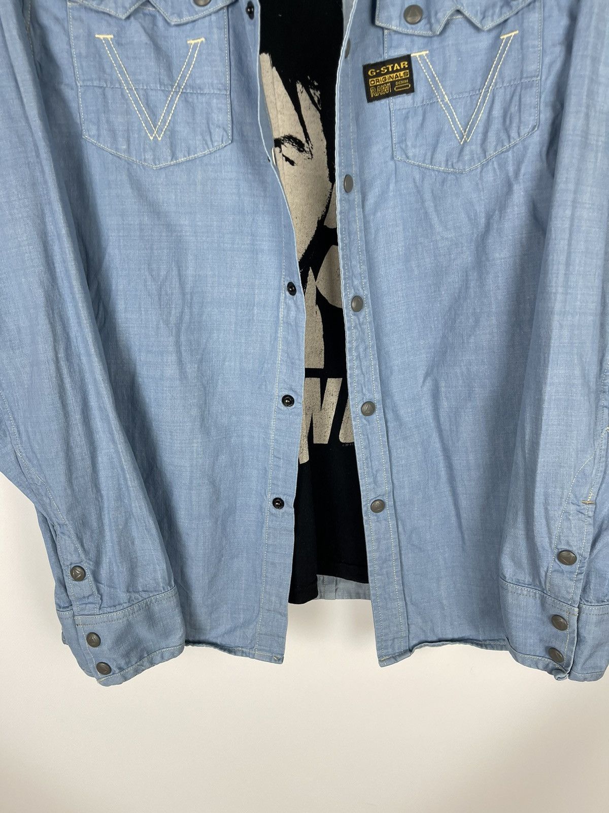 G-Star G-Star Raw Motor 5620 Blaze shirt long sleeve denim Size US M / EU 48-50 / 2 - 8 Thumbnail