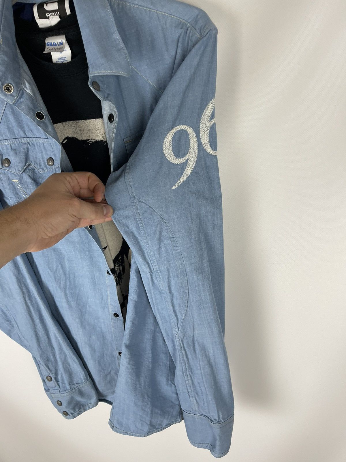 G-Star G-Star Raw Motor 5620 Blaze shirt long sleeve denim Size US M / EU 48-50 / 2 - 12 Thumbnail