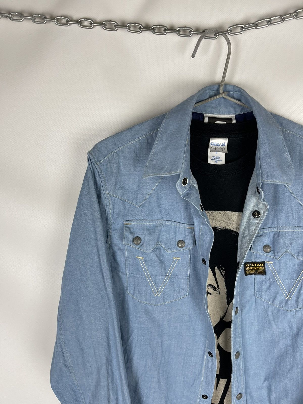 G-Star G-Star Raw Motor 5620 Blaze shirt long sleeve denim Size US M / EU 48-50 / 2 - 4 Thumbnail