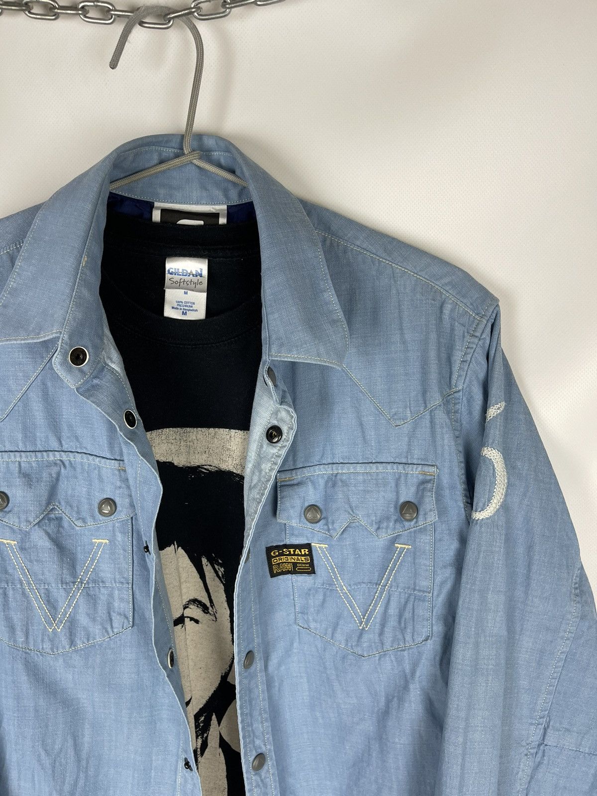 G-Star G-Star Raw Motor 5620 Blaze shirt long sleeve denim Size US M / EU 48-50 / 2 - 6 Thumbnail