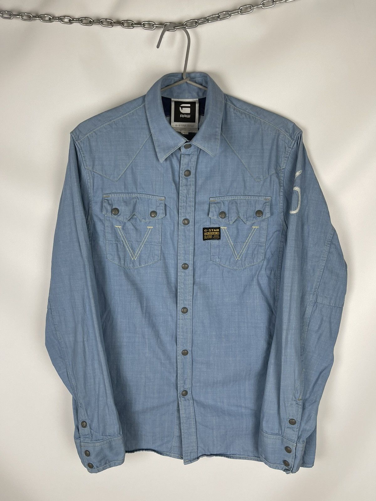 G-Star G-Star Raw Motor 5620 Blaze shirt long sleeve denim Size US M / EU 48-50 / 2 - 2 Thumbnail