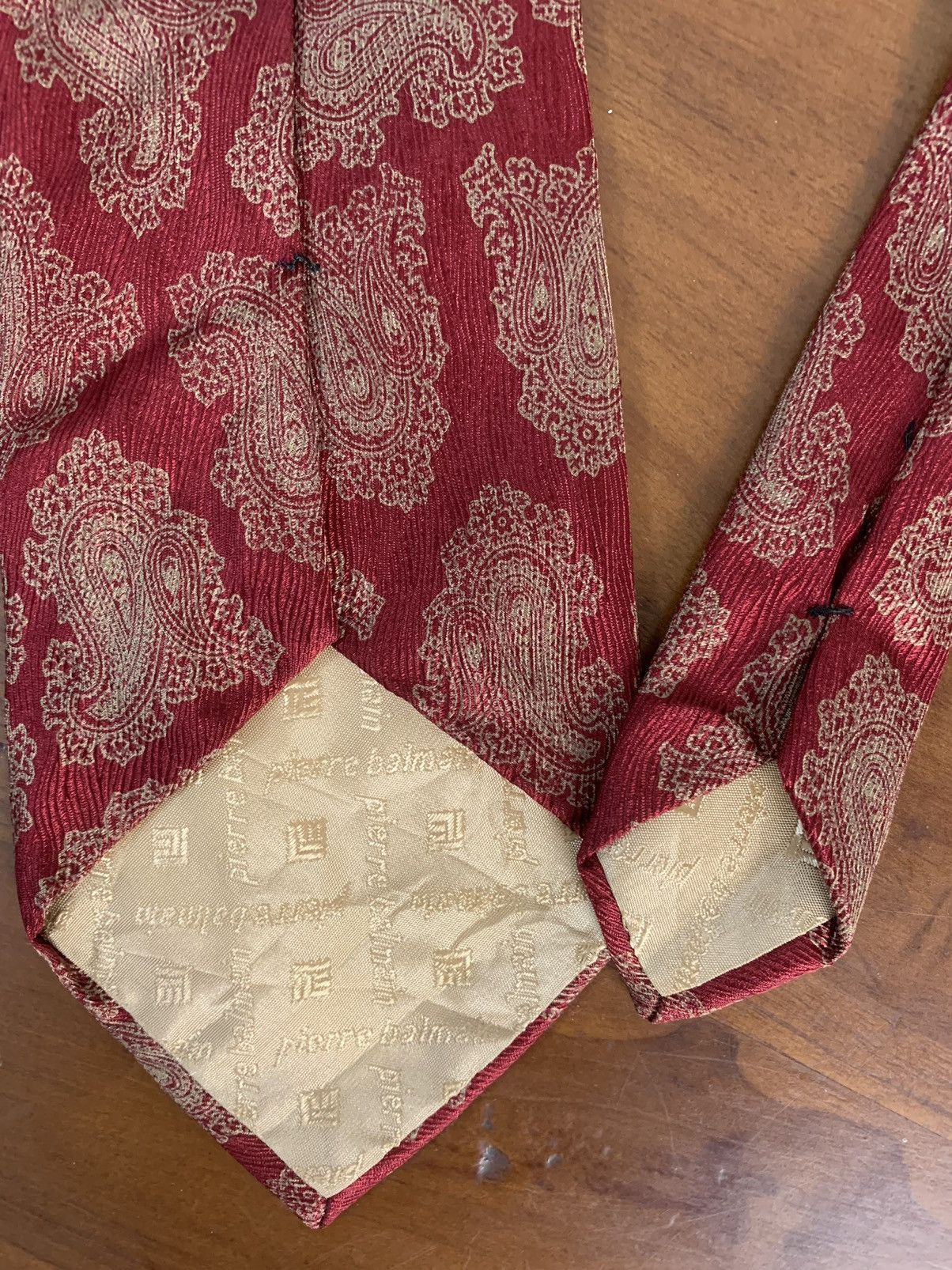 Pierre Balmain Pierre Balmain Silk Necktie Size ONE SIZE - 4 Thumbnail