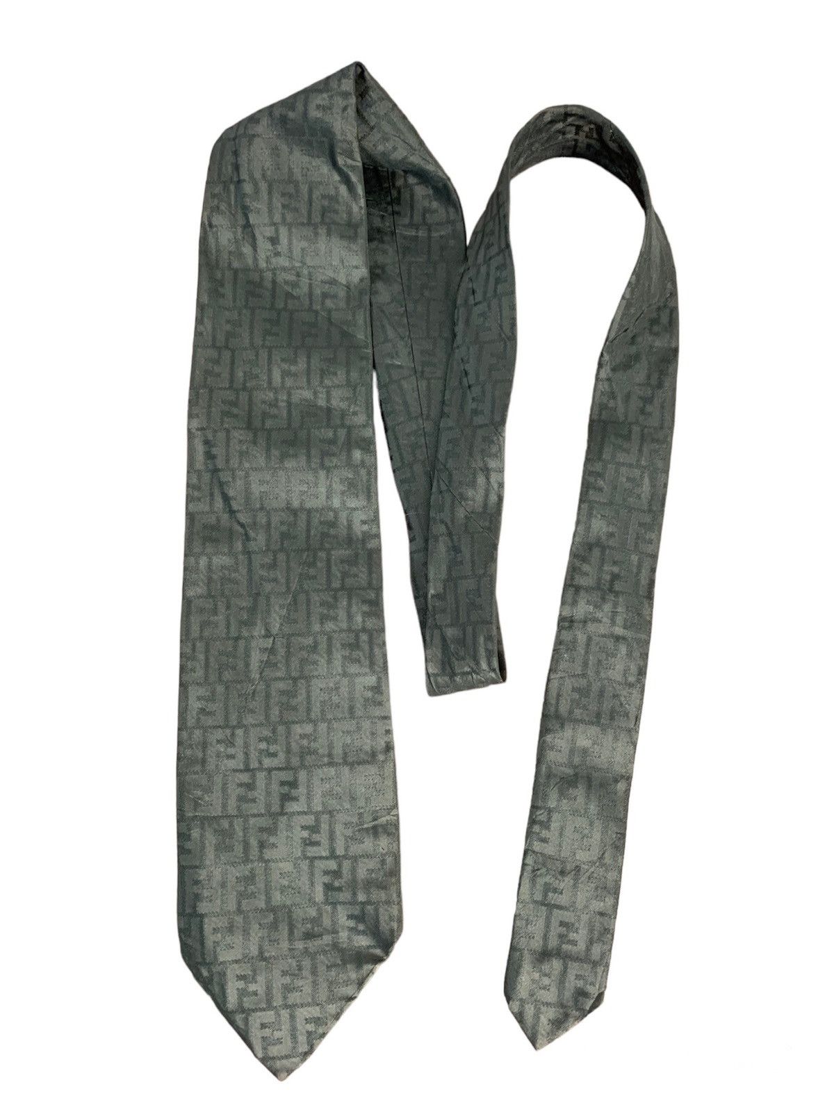 Fendi Fendi Monogram Necktie Size ONE SIZE - 1 Thumbnail