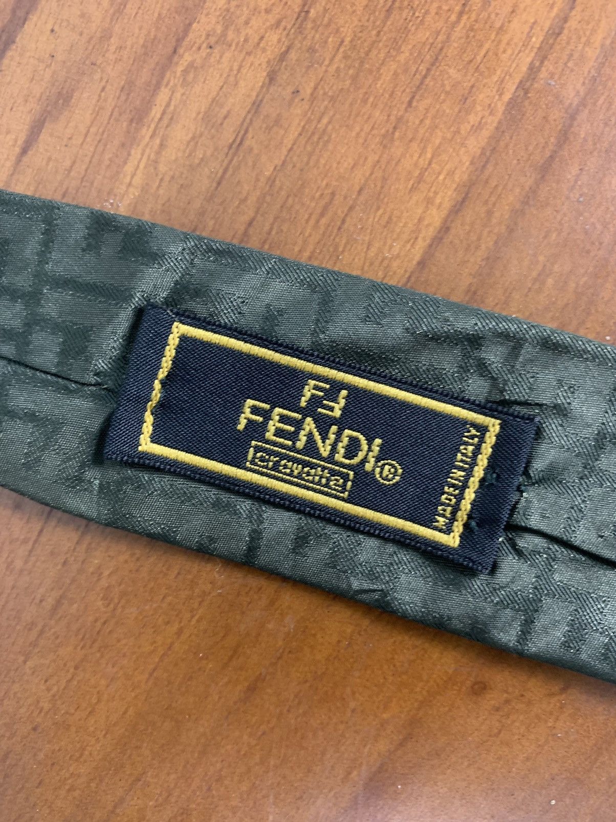 Fendi Fendi Monogram Necktie Size ONE SIZE - 3 Thumbnail