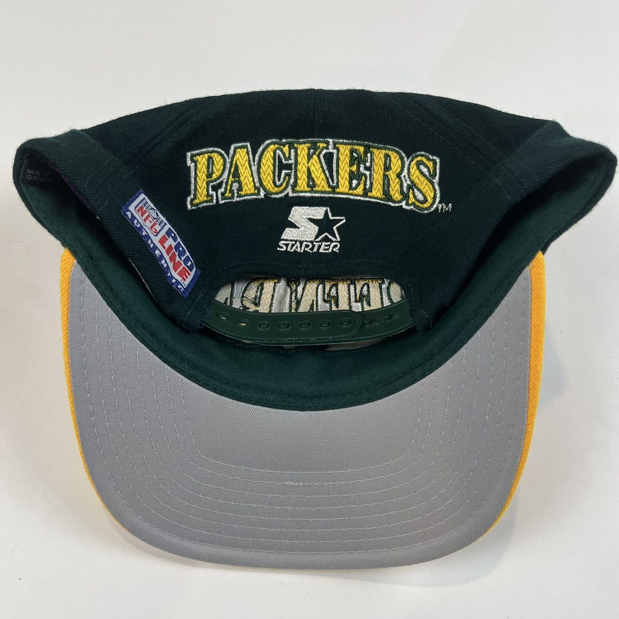 NFL 90s Green Bay Packers Starter Snapback Hat Size ONE SIZE - 4 Thumbnail