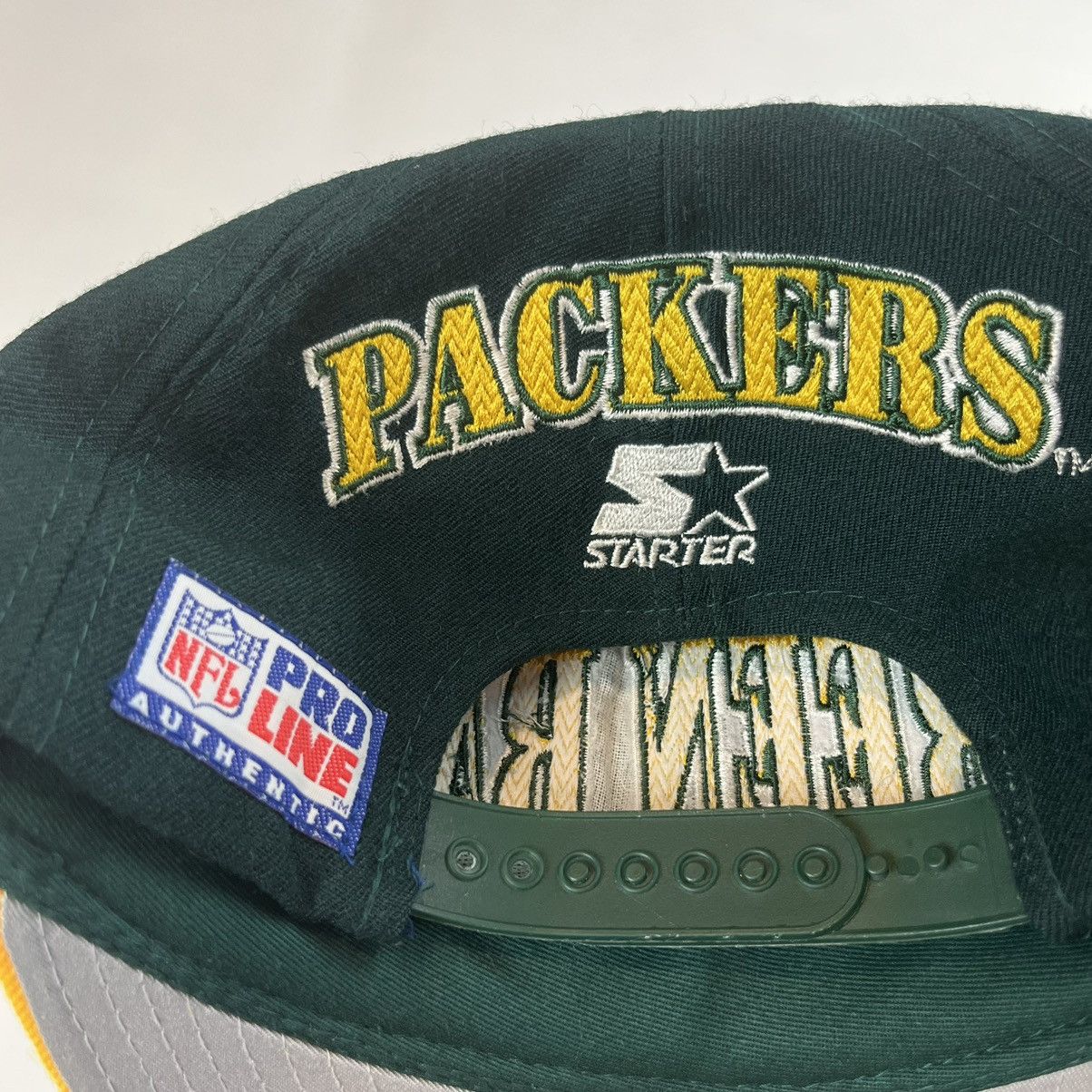 NFL 90s Green Bay Packers Starter Snapback Hat Size ONE SIZE - 5 Thumbnail