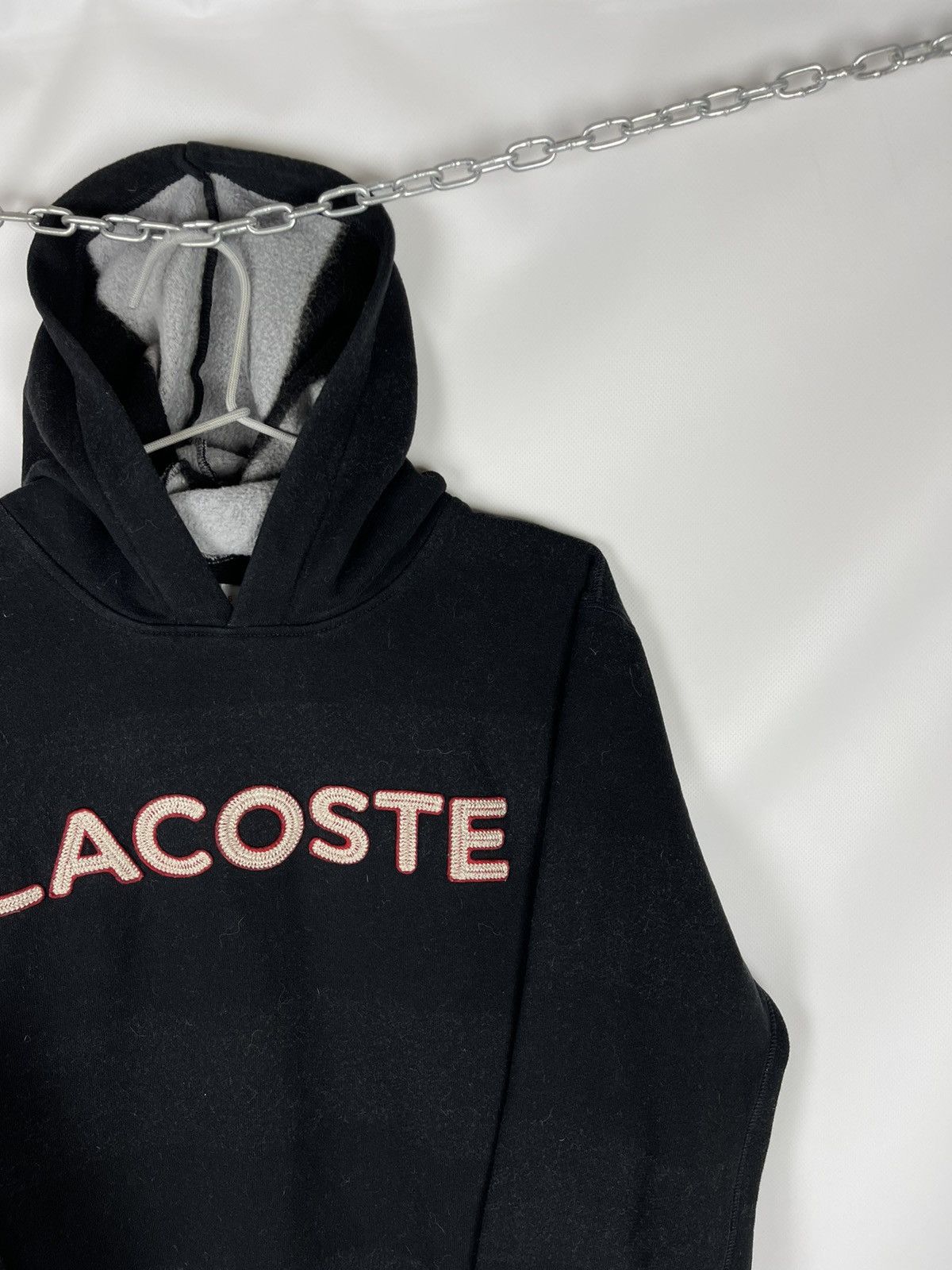 Lacoste Lacoste vintage big logo striped hoodie jacket Size US M / EU 48-50 / 2 - 3 Thumbnail