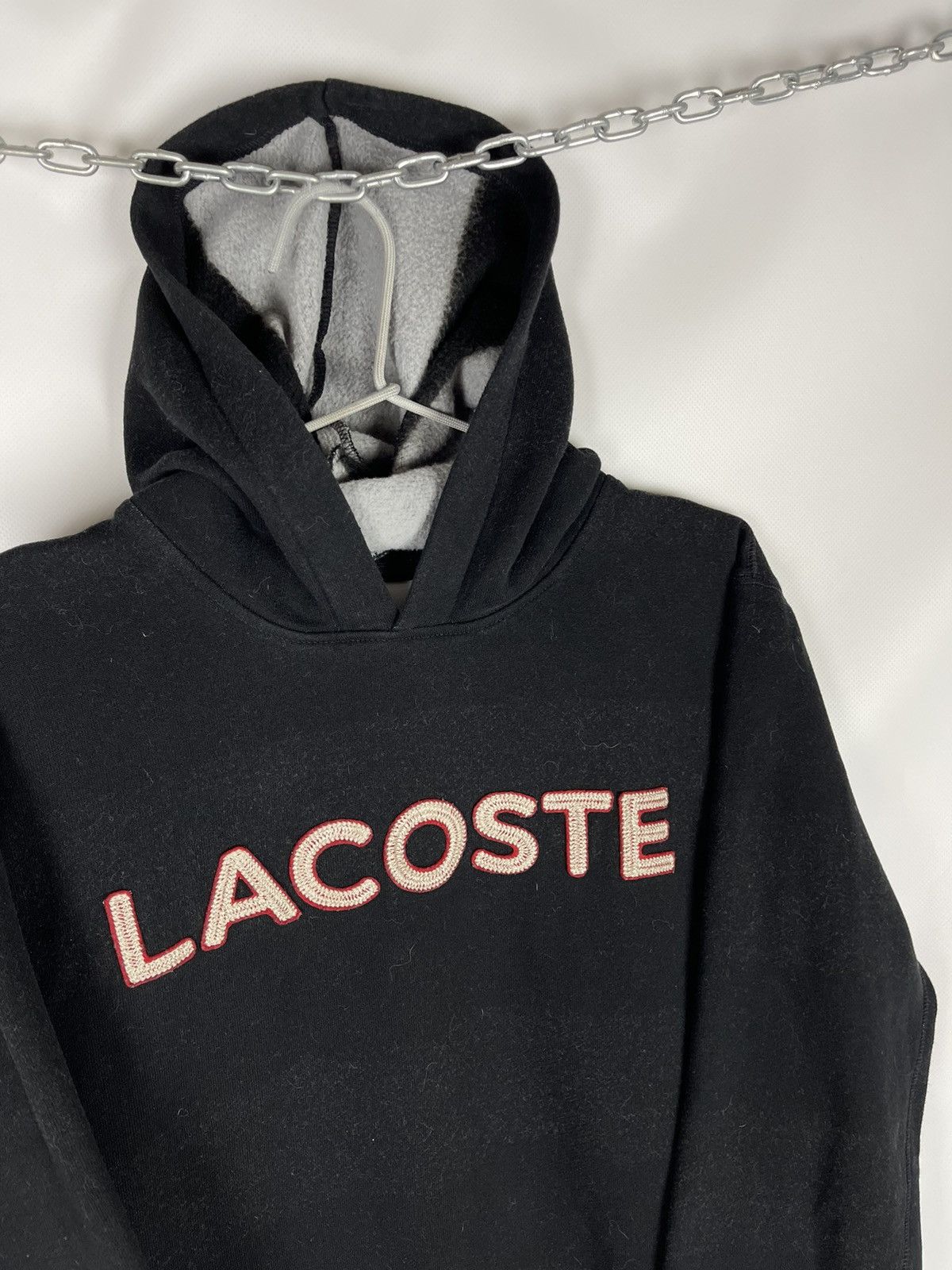 Lacoste Lacoste vintage big logo striped hoodie jacket Size US M / EU 48-50 / 2 - 6 Thumbnail