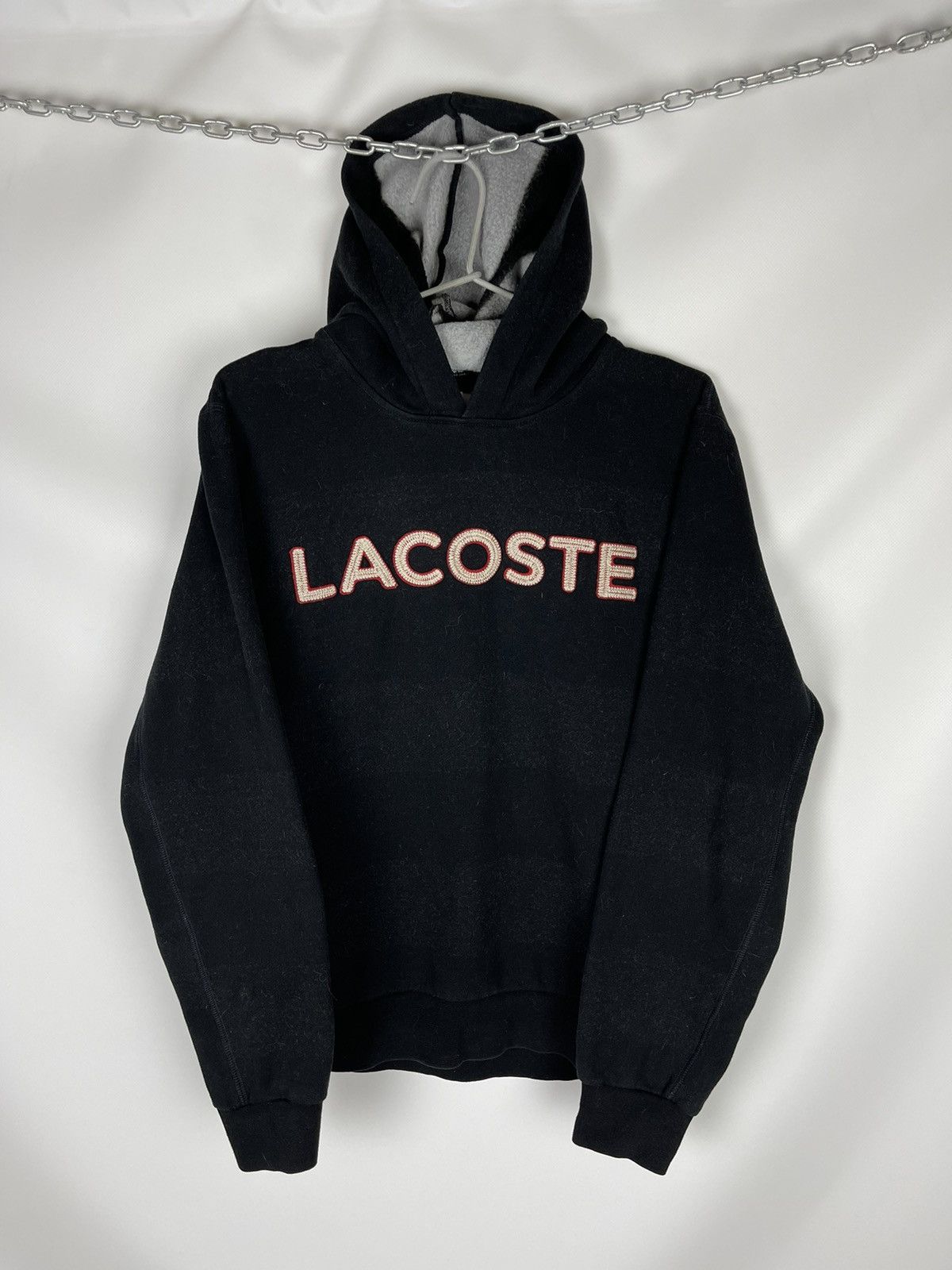 Lacoste Lacoste vintage big logo striped hoodie jacket Size US M / EU 48-50 / 2 - 1 Thumbnail