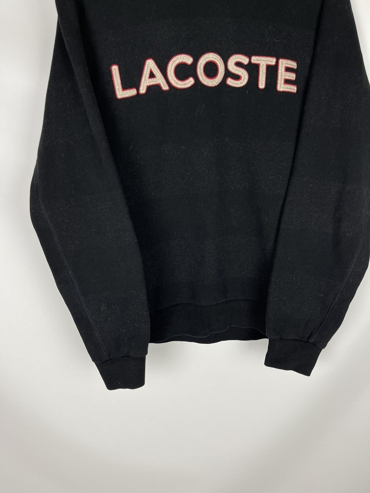Lacoste Lacoste vintage big logo striped hoodie jacket Size US M / EU 48-50 / 2 - 4 Thumbnail