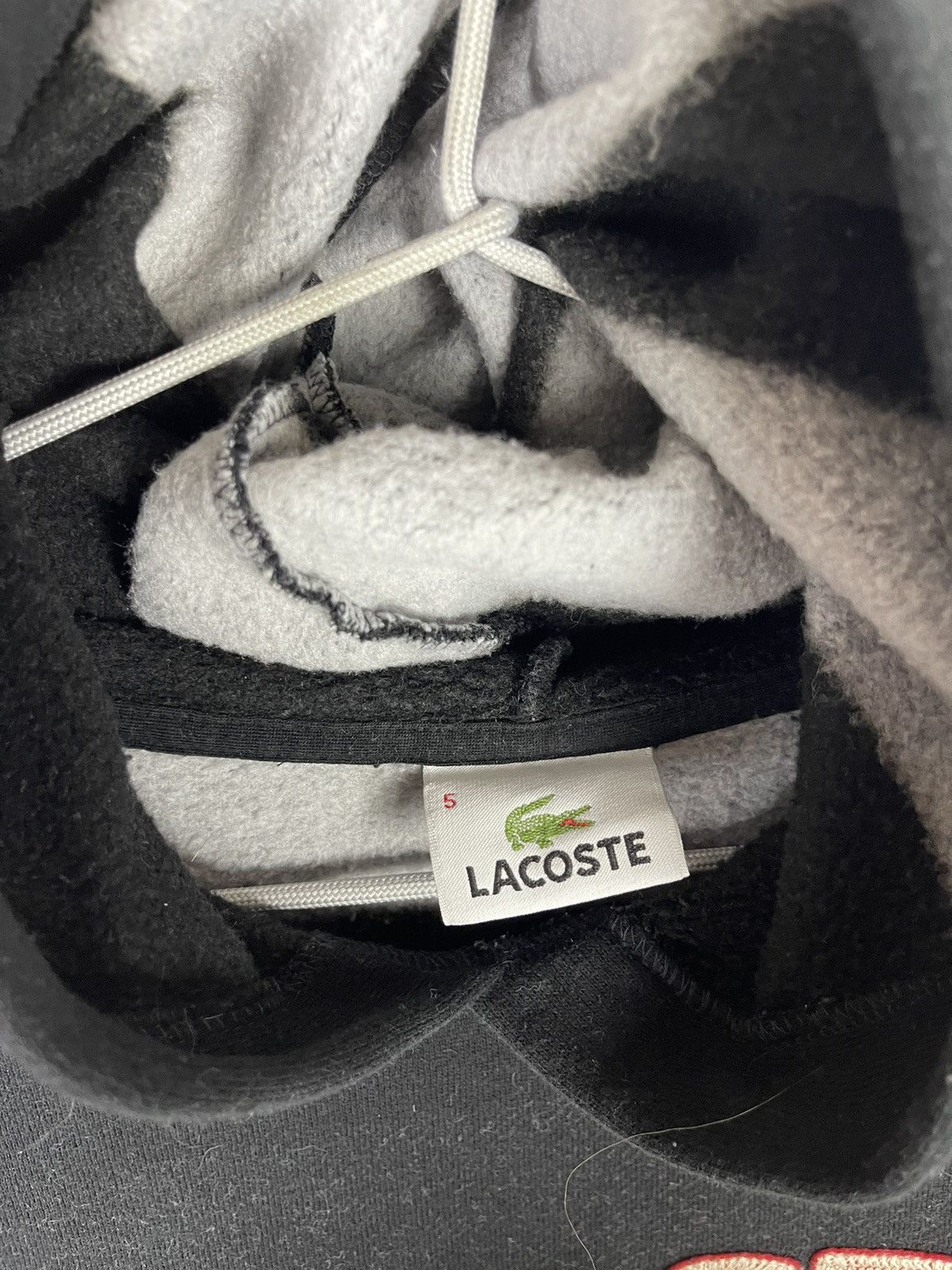 Lacoste Lacoste vintage big logo striped hoodie jacket Size US M / EU 48-50 / 2 - 8 Thumbnail