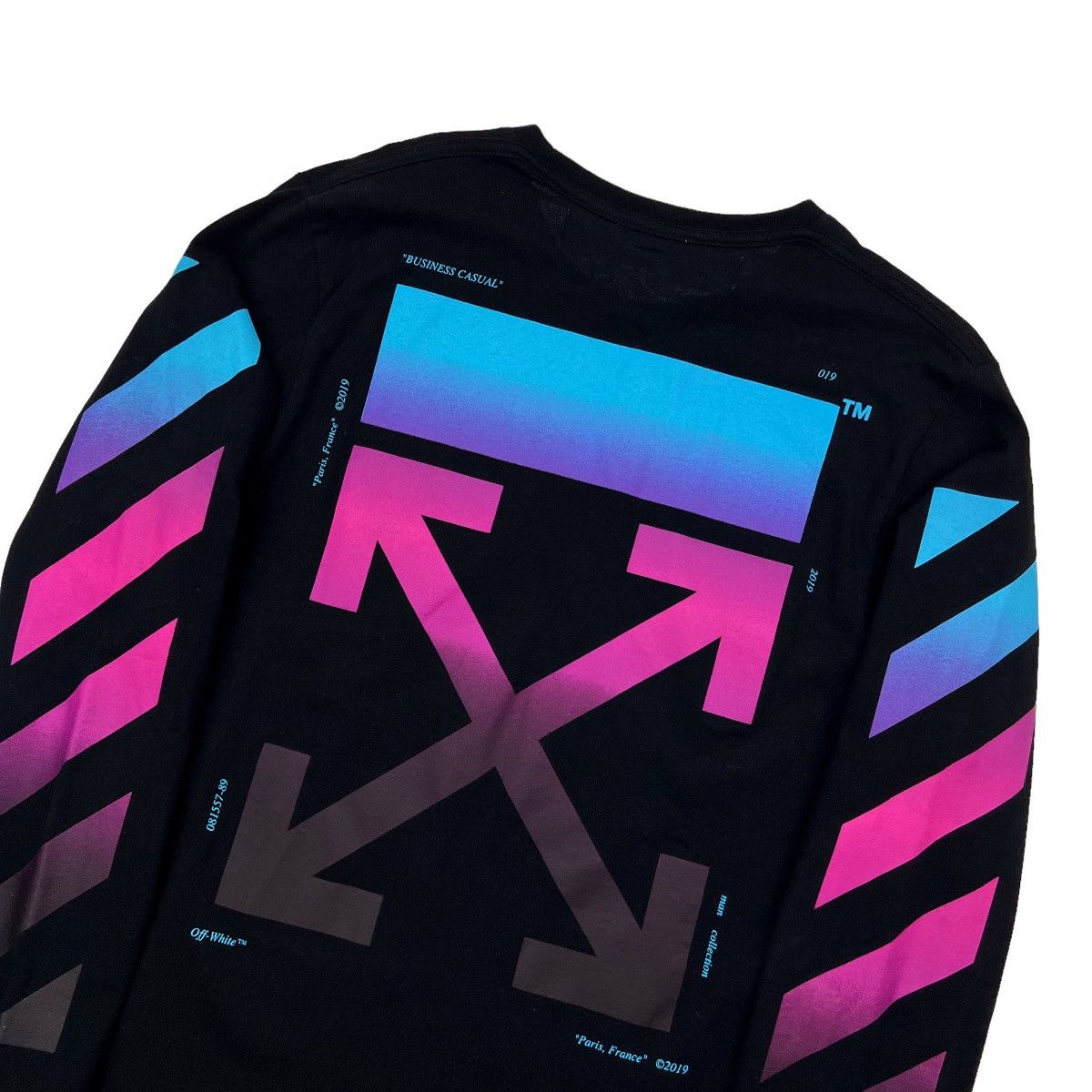 Off-White Gradient Arrows Long Sleeve T Shirt