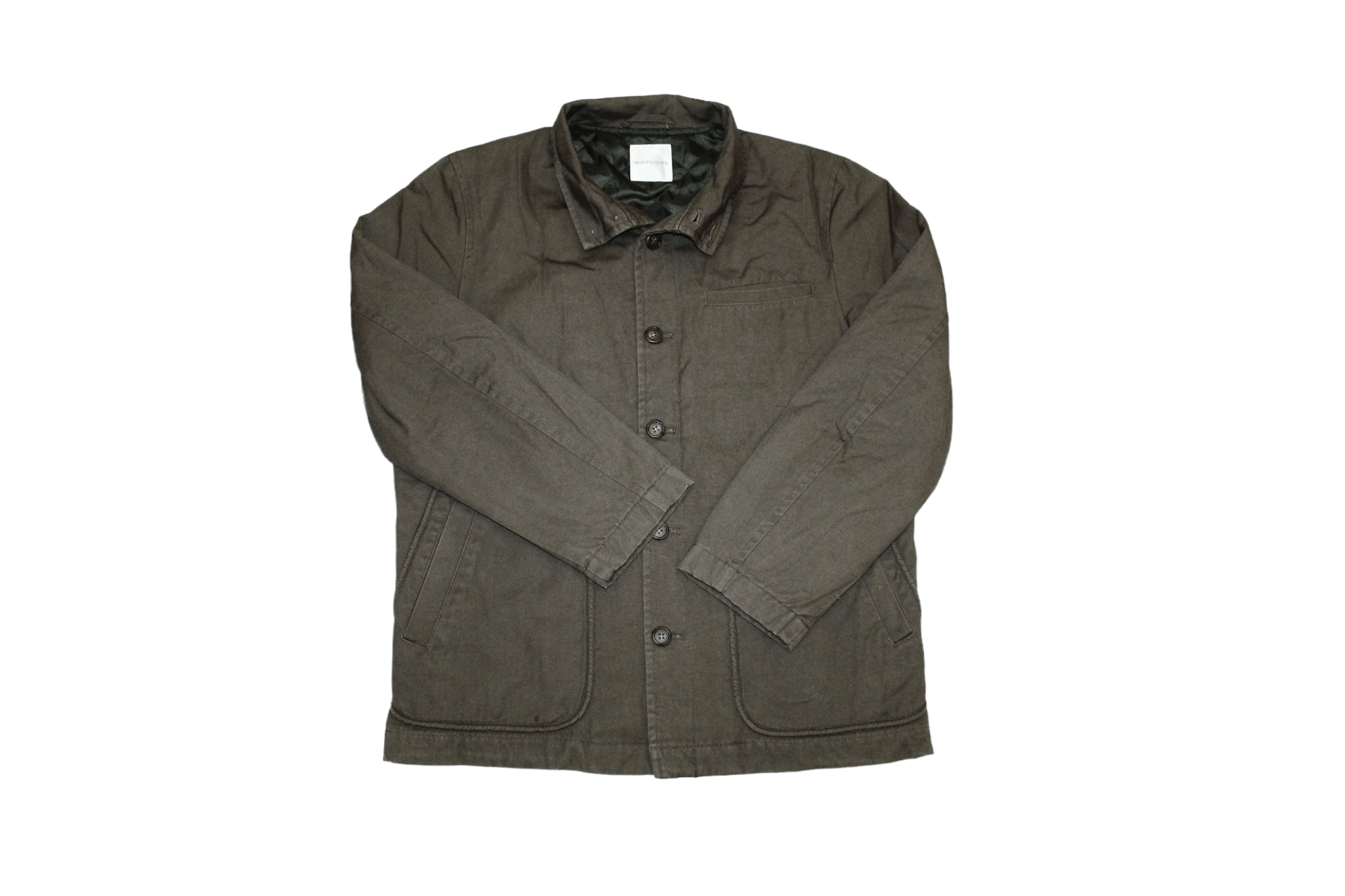 💥 VTG Boycott Japan Quilted Lined Denim Chore Jacket