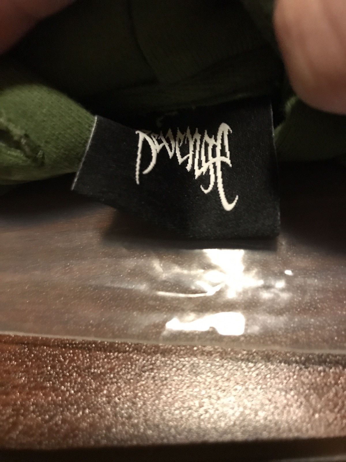 Revenge Revenge smoke Army Green Hoodie Size M Size US M / EU 48-50 / 2 - 4 Thumbnail