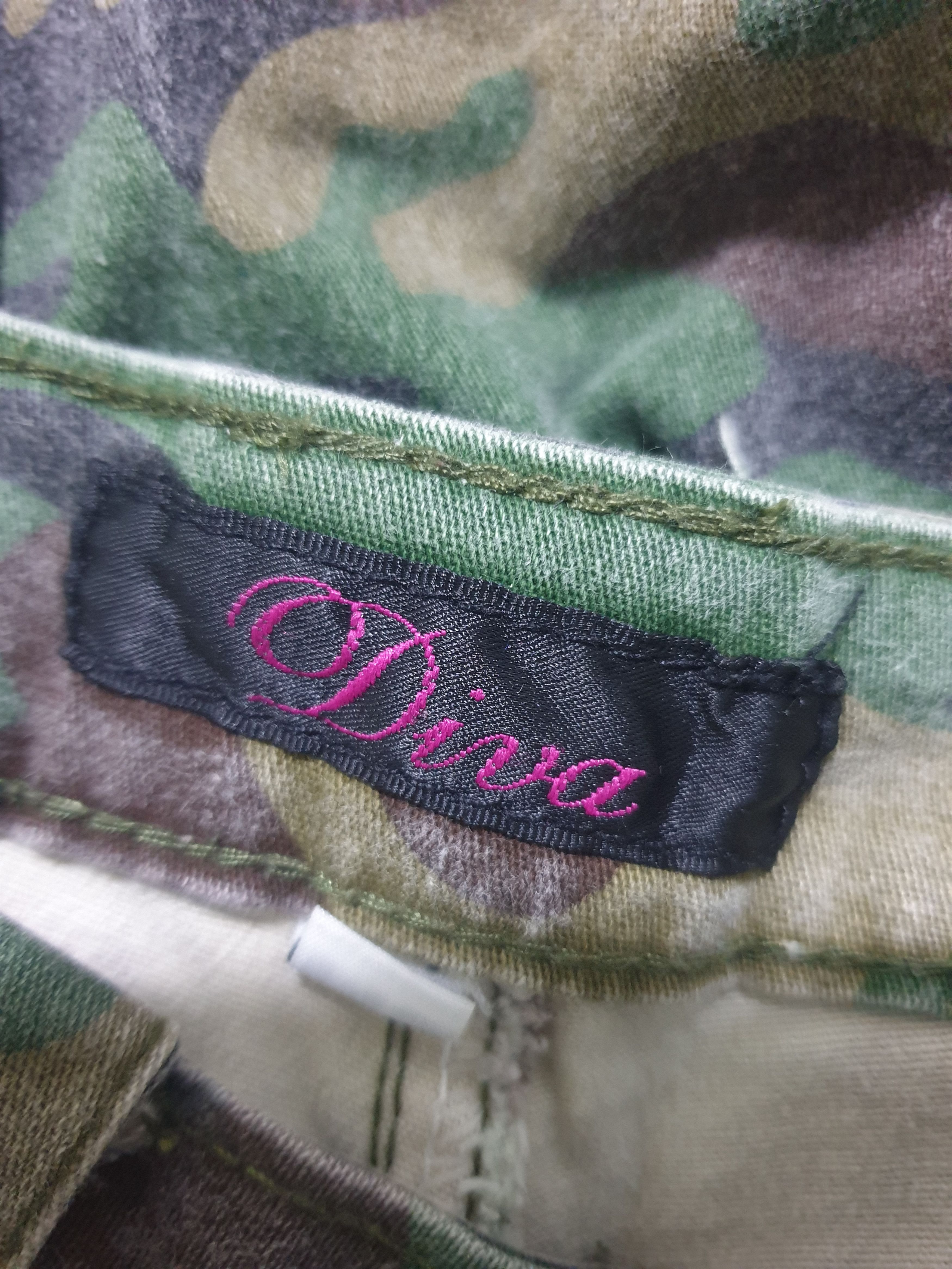 Japanese Brand DIVA Multipocket Camo Utility Outdoor Pant Size 29" - 8 Thumbnail