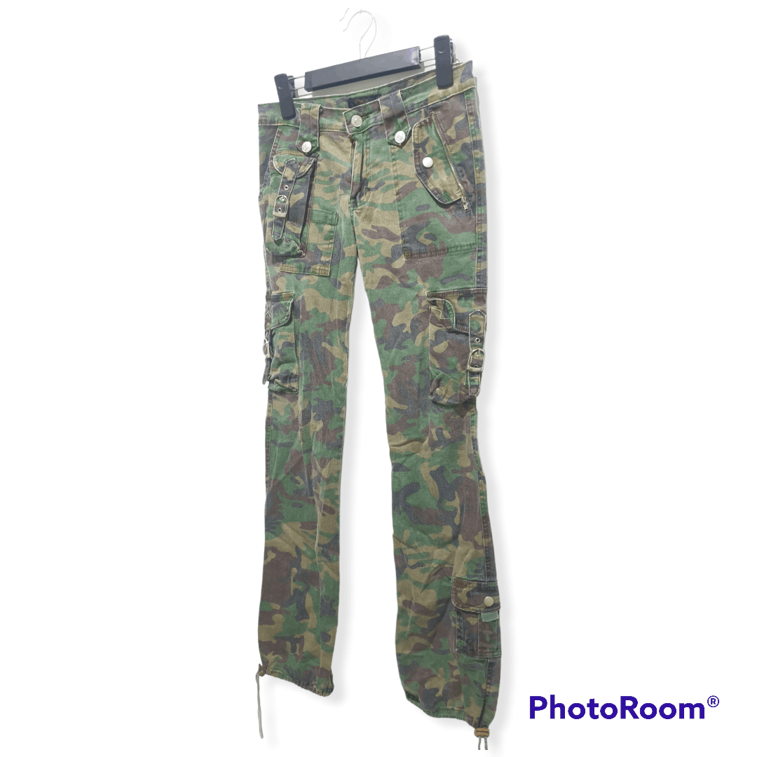 Japanese Brand DIVA Multipocket Camo Utility Outdoor Pant Size 29" - 3 Thumbnail