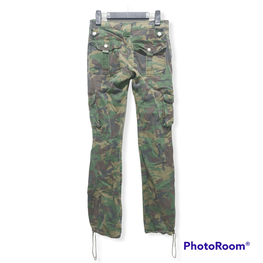 Japanese Brand DIVA Multipocket Camo Utility Outdoor Pant Size 29" - 6 Thumbnail