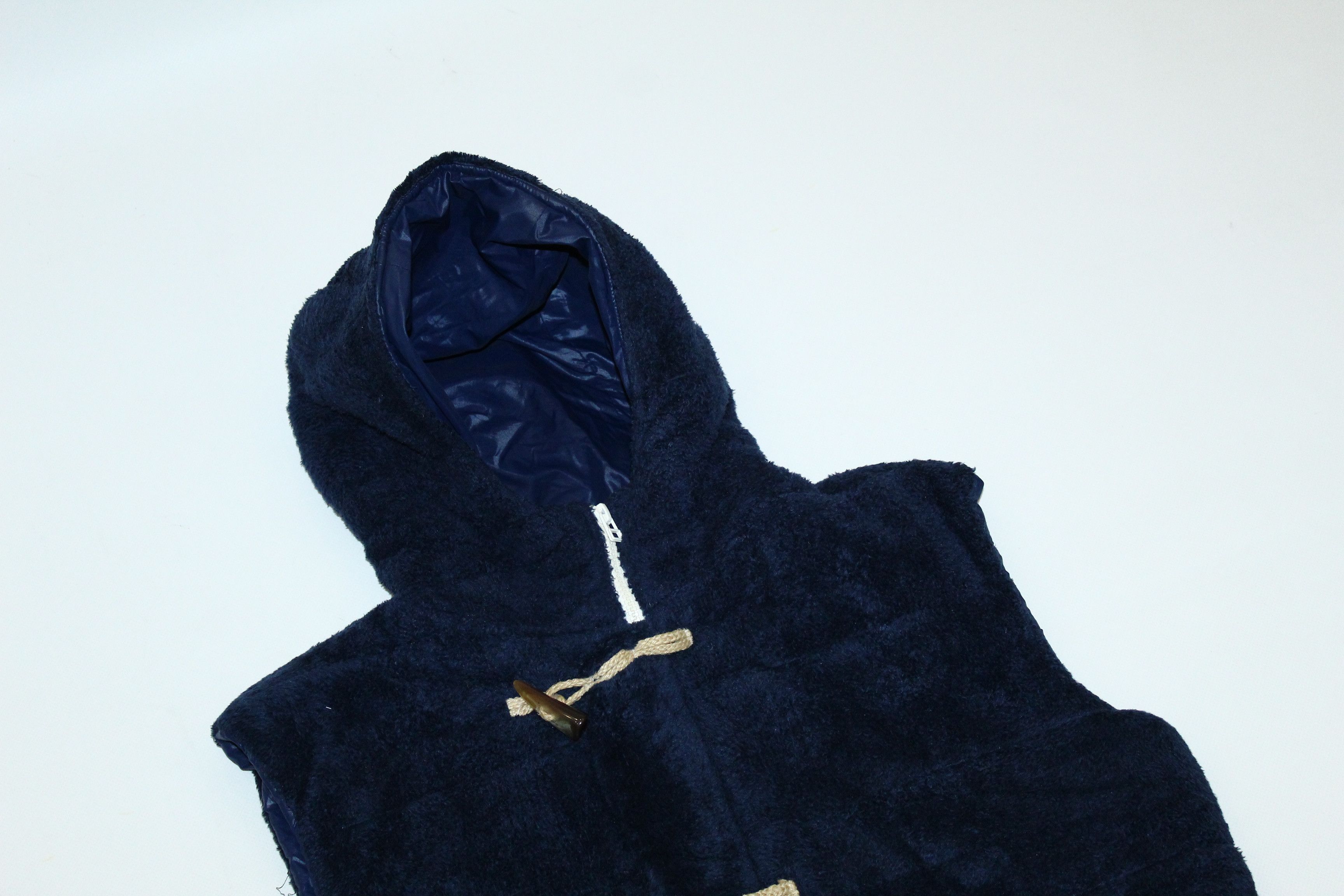 Beams Plus Vaporize by Beams Furry Fleece Hooded Vest Down Jacket Size US L / EU 52-54 / 3 - 6 Thumbnail