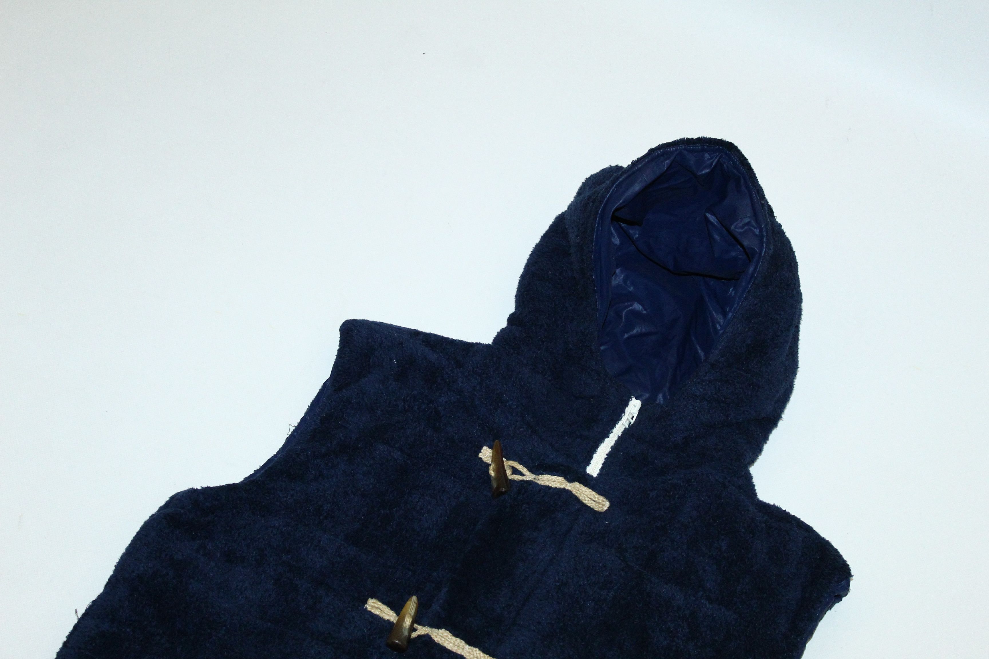 Beams Plus Vaporize by Beams Furry Fleece Hooded Vest Down Jacket Size US L / EU 52-54 / 3 - 12 Thumbnail