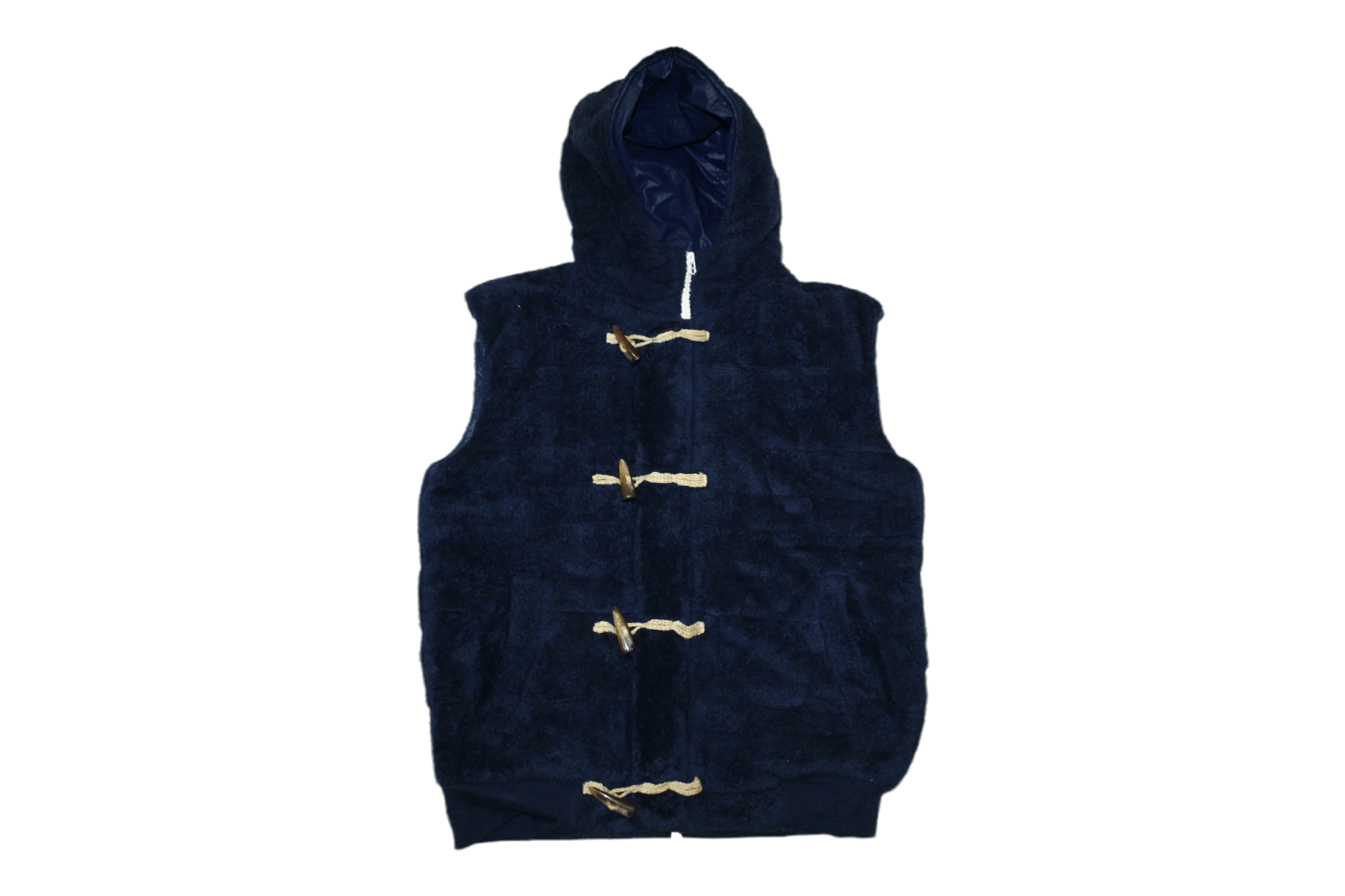 Beams Plus Vaporize by Beams Furry Fleece Hooded Vest Down Jacket Size US L / EU 52-54 / 3 - 2 Thumbnail