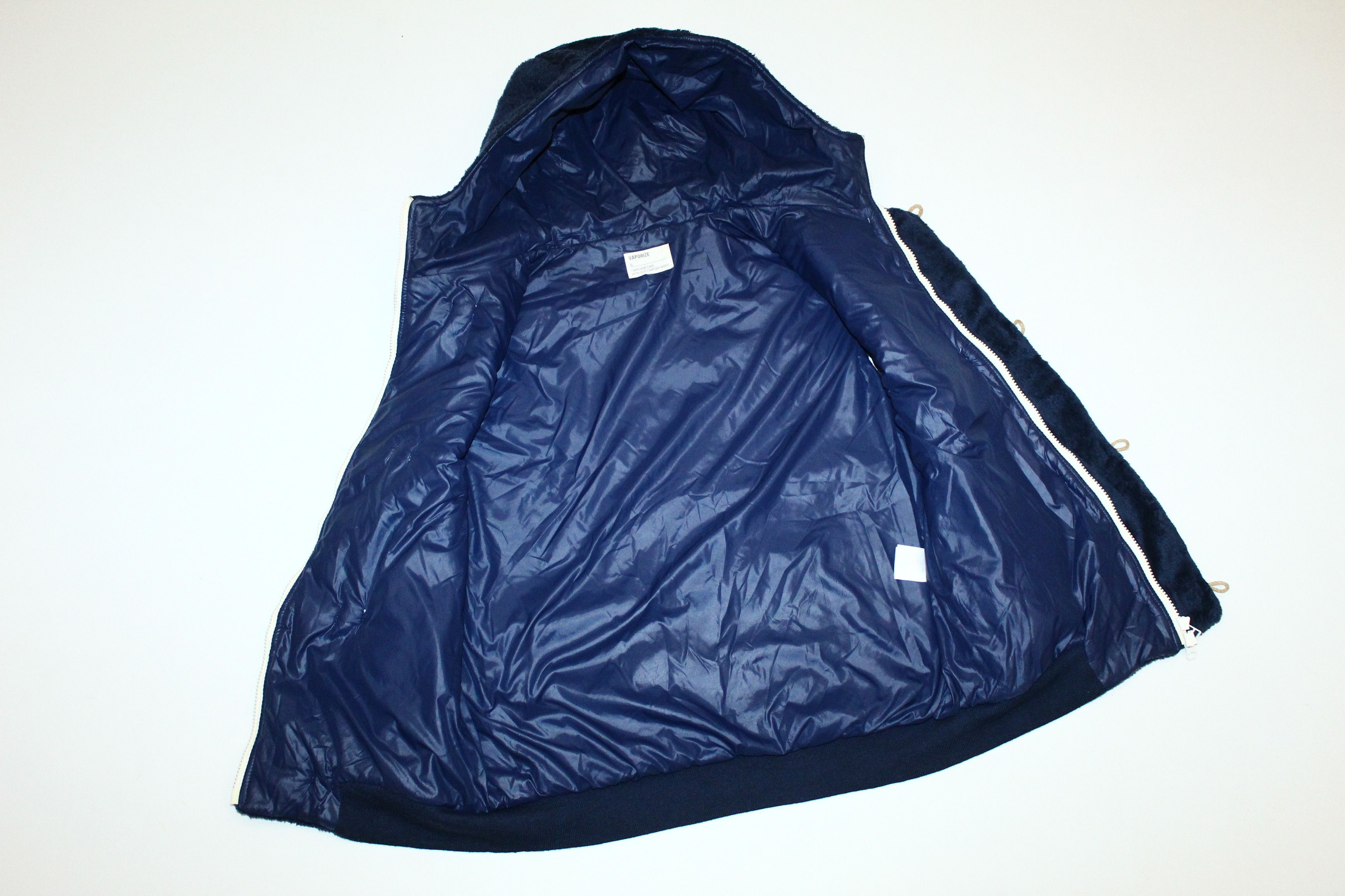 Beams Plus Vaporize by Beams Furry Fleece Hooded Vest Down Jacket Size US L / EU 52-54 / 3 - 5 Thumbnail