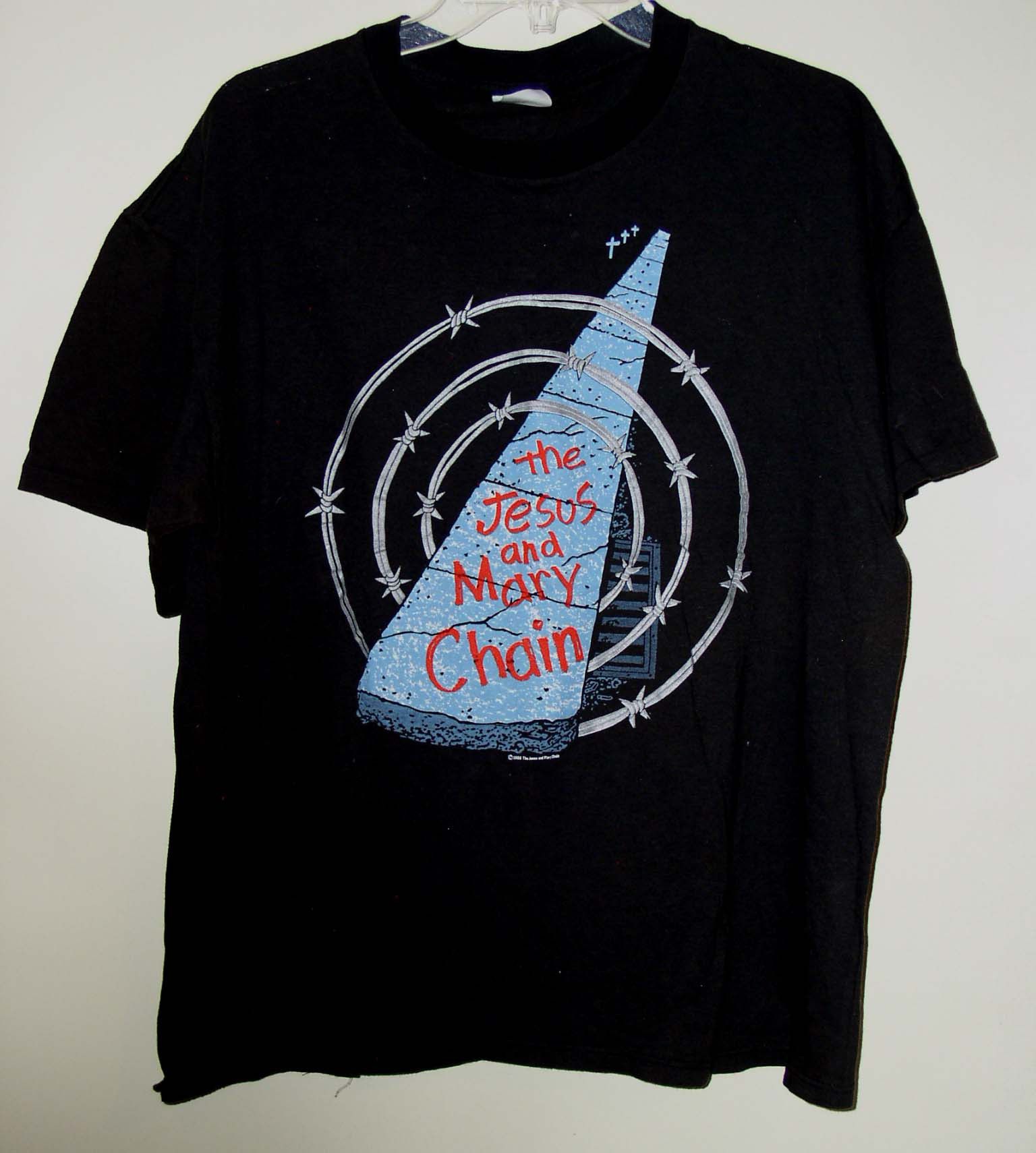 Band Tees × Vintage The Jesus And Mary Chain Concert Shirt 1988 Barbed Wire Tour Size US XL / EU 56 / 4 - 1 Thumbnail