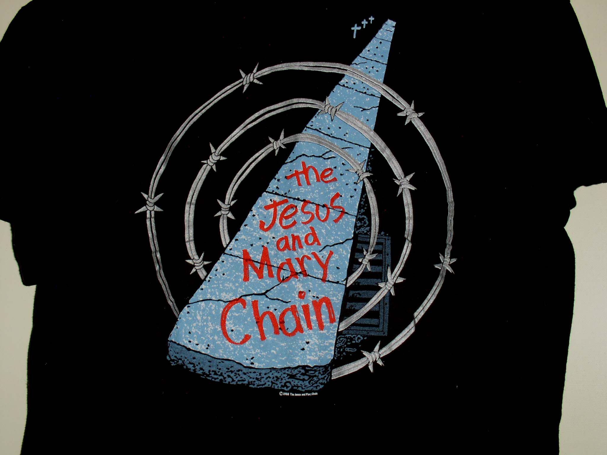 Band Tees × Vintage The Jesus And Mary Chain Concert Shirt 1988 Barbed Wire Tour Size US XL / EU 56 / 4 - 3 Thumbnail