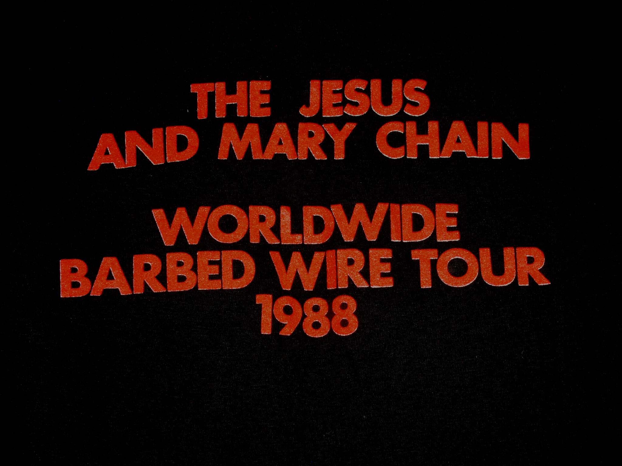Band Tees × Vintage The Jesus And Mary Chain Concert Shirt 1988 Barbed Wire Tour Size US XL / EU 56 / 4 - 5 Thumbnail