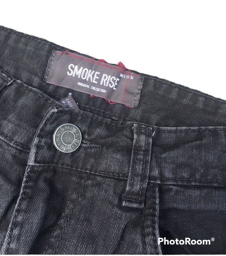 If Six Was Nine × Japanese Brand × Tornado Mart FLARE SMOKE RISE PANTS DISTRESSED Size US 34 / EU 50 - 4 Thumbnail