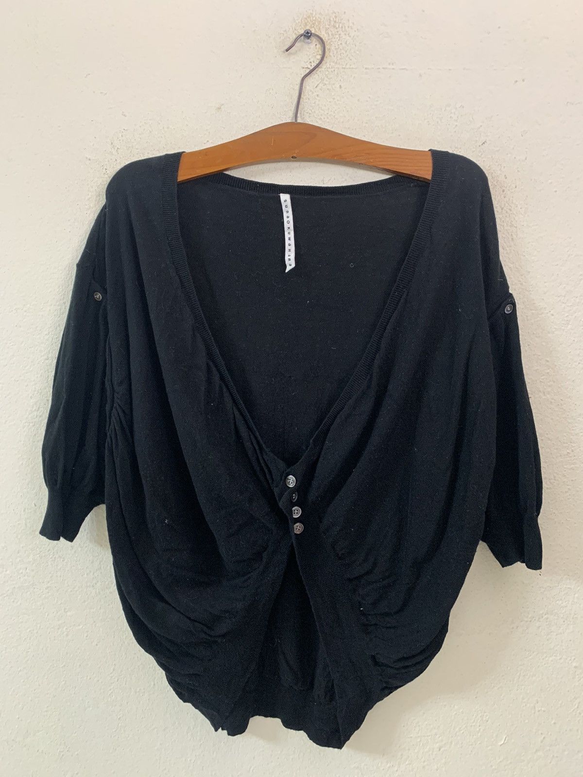 Japanese Brand Sunao Kuwahara Woman Cardigan Tee Size US M / EU 48-50 / 2 - 1 Thumbnail