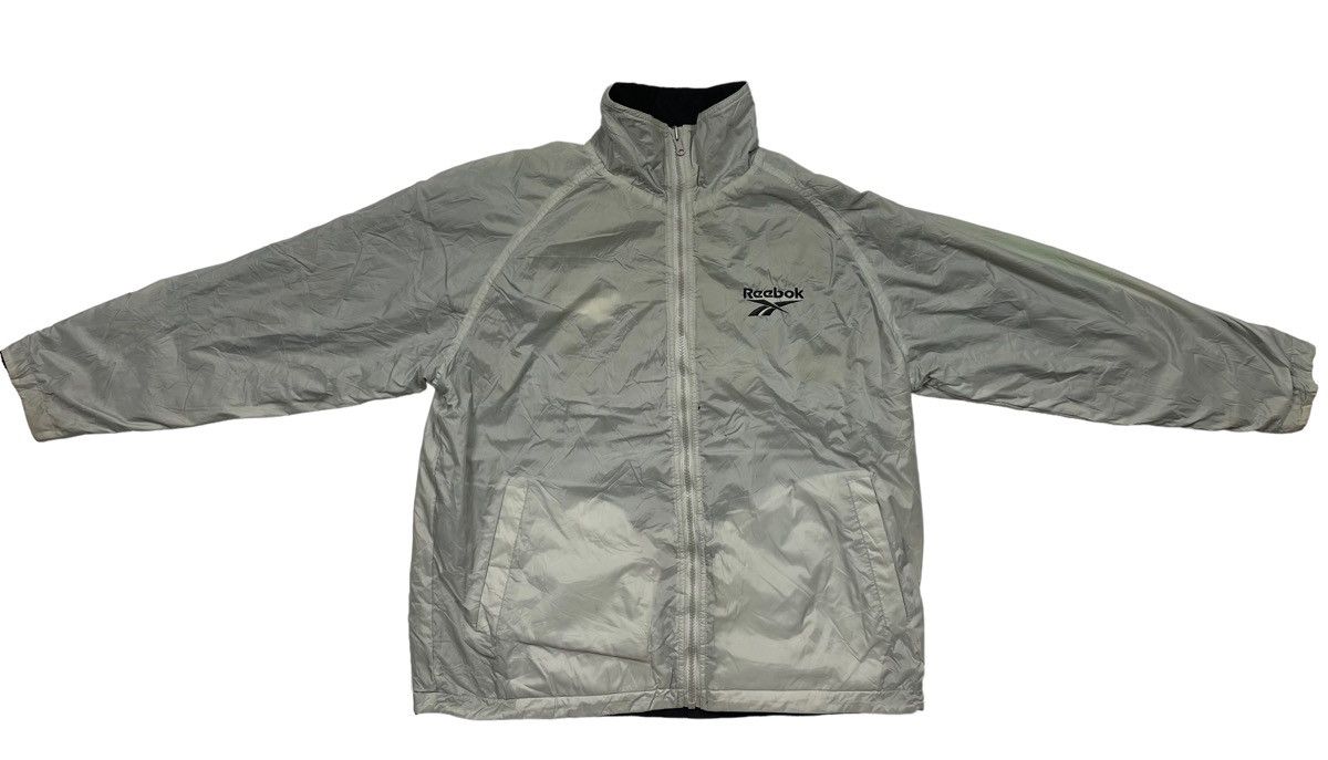 Reebok Vintage 00s Y2K Reebok Reversible 2 Way Jacket Oasis Britpop Size US L / EU 52-54 / 3 - 2 Thumbnail