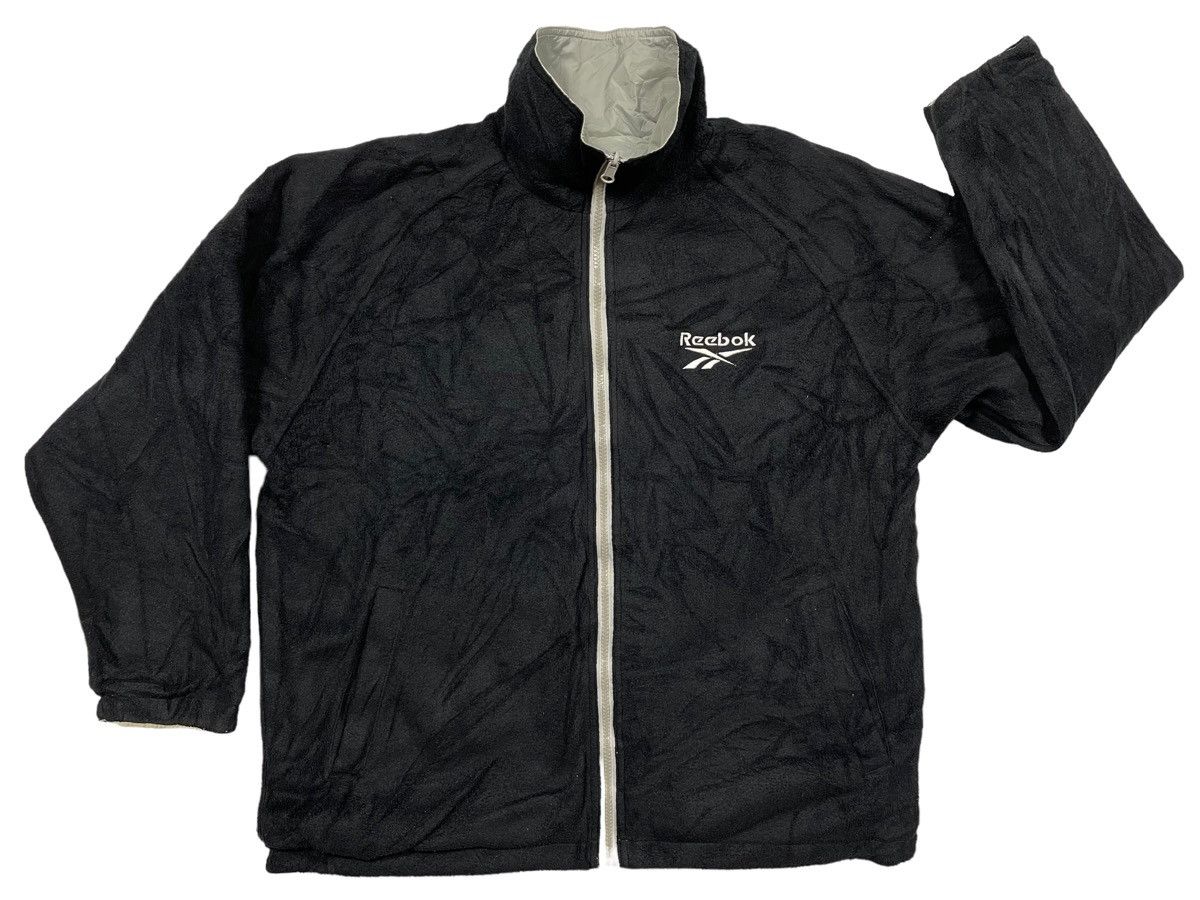 Reebok Vintage 00s Y2K Reebok Reversible 2 Way Jacket Oasis Britpop Size US L / EU 52-54 / 3 - 1 Thumbnail