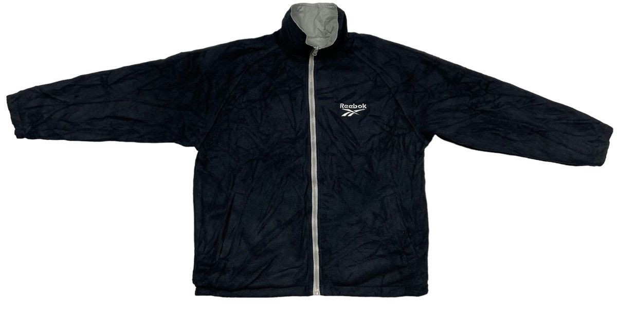 Reebok Vintage 00s Y2K Reebok Reversible 2 Way Jacket Oasis Britpop Size US L / EU 52-54 / 3 - 3 Thumbnail