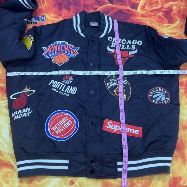 Supreme nike nba warm up outlet jacket