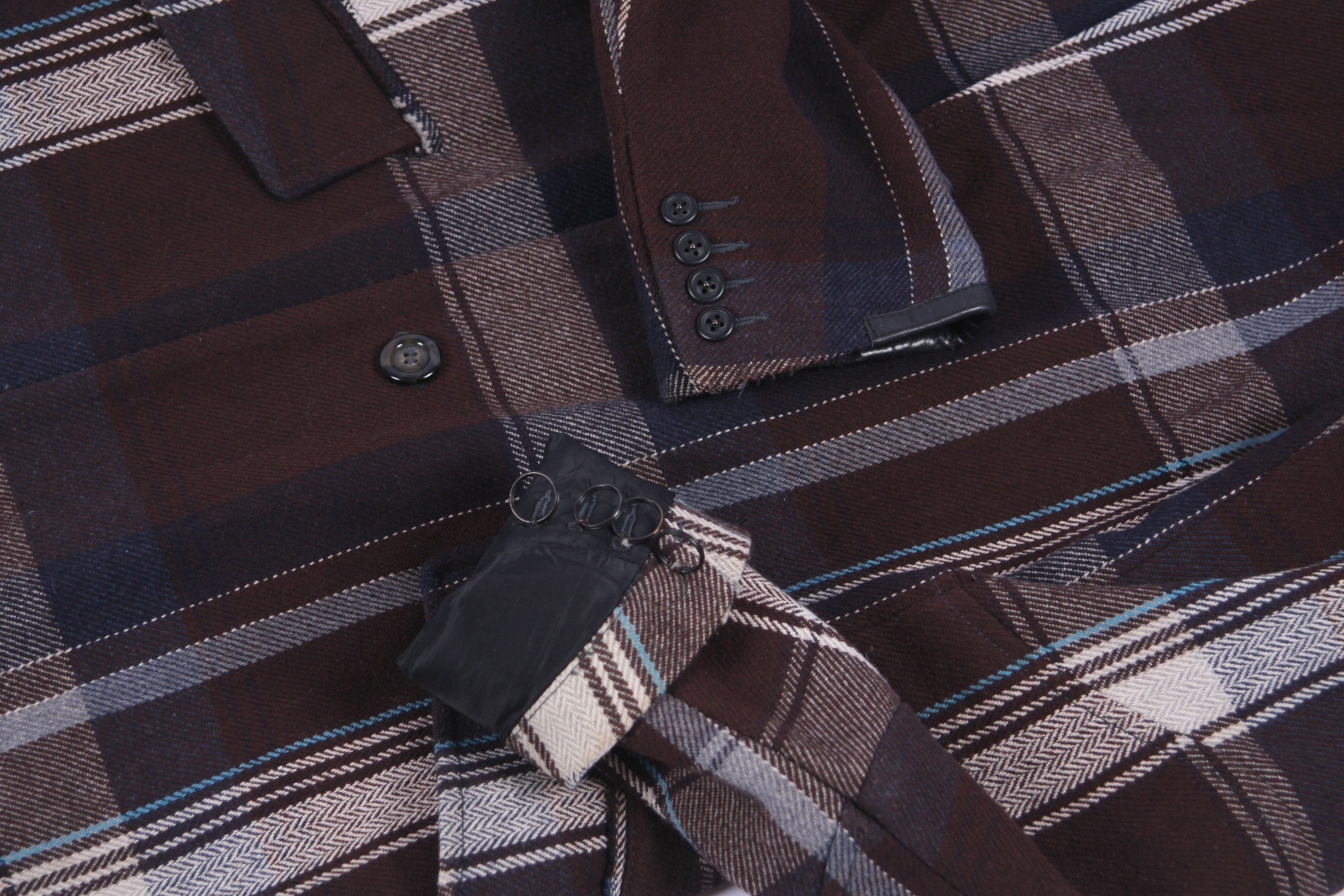 Diesel 💥VTG Diesel Tartan Herringbone Flannel Casual overcoat Size US L / EU 52-54 / 3 - 15 Thumbnail