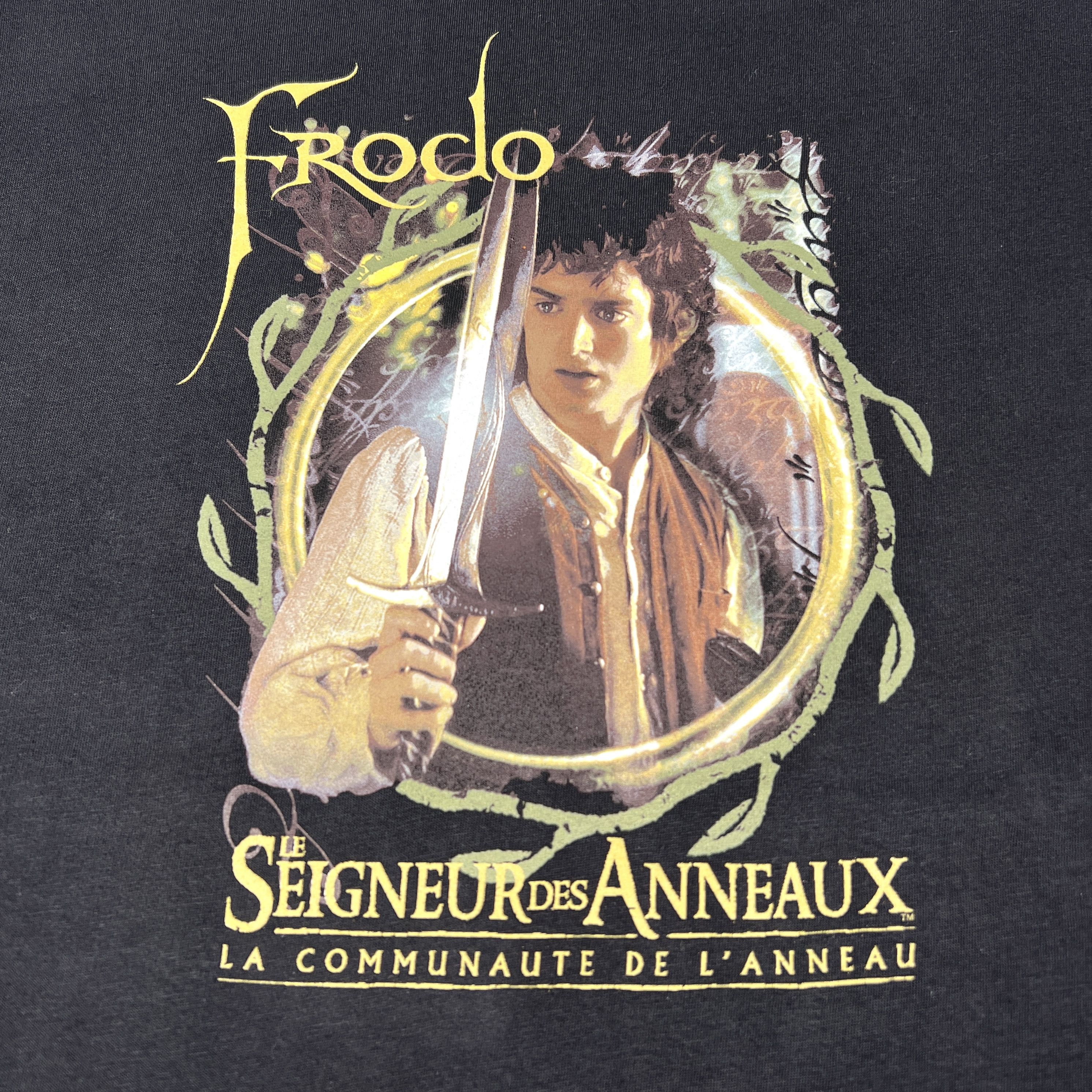 Vintage 2001 The Lord Of The Rings Frodo French Promo Tee