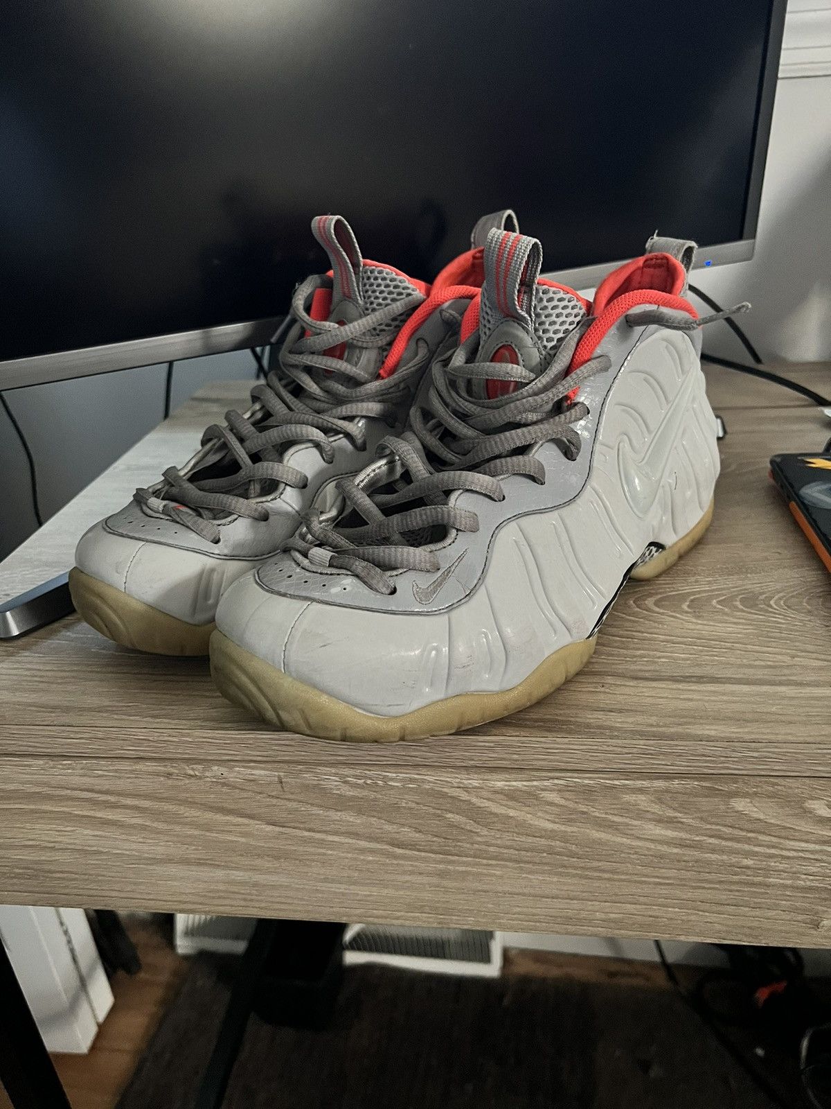 image of Nike Air Foamposite Pro Pure Platinum 2016 Shoes, Men's (Size 10.5)