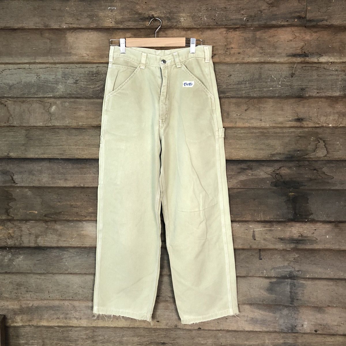 Japanese Brand Baboo Club Brown worker Casual Pants #5450 Size US 29 - 7 Thumbnail