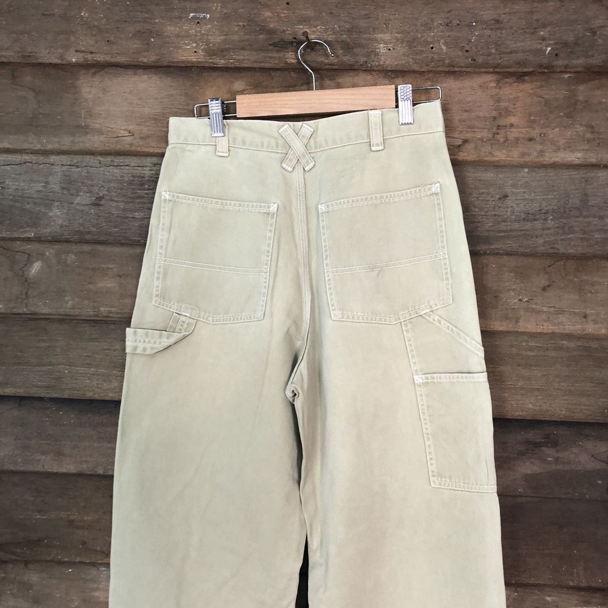 Japanese Brand Baboo Club Brown worker Casual Pants #5450 Size US 29 - 2 Thumbnail