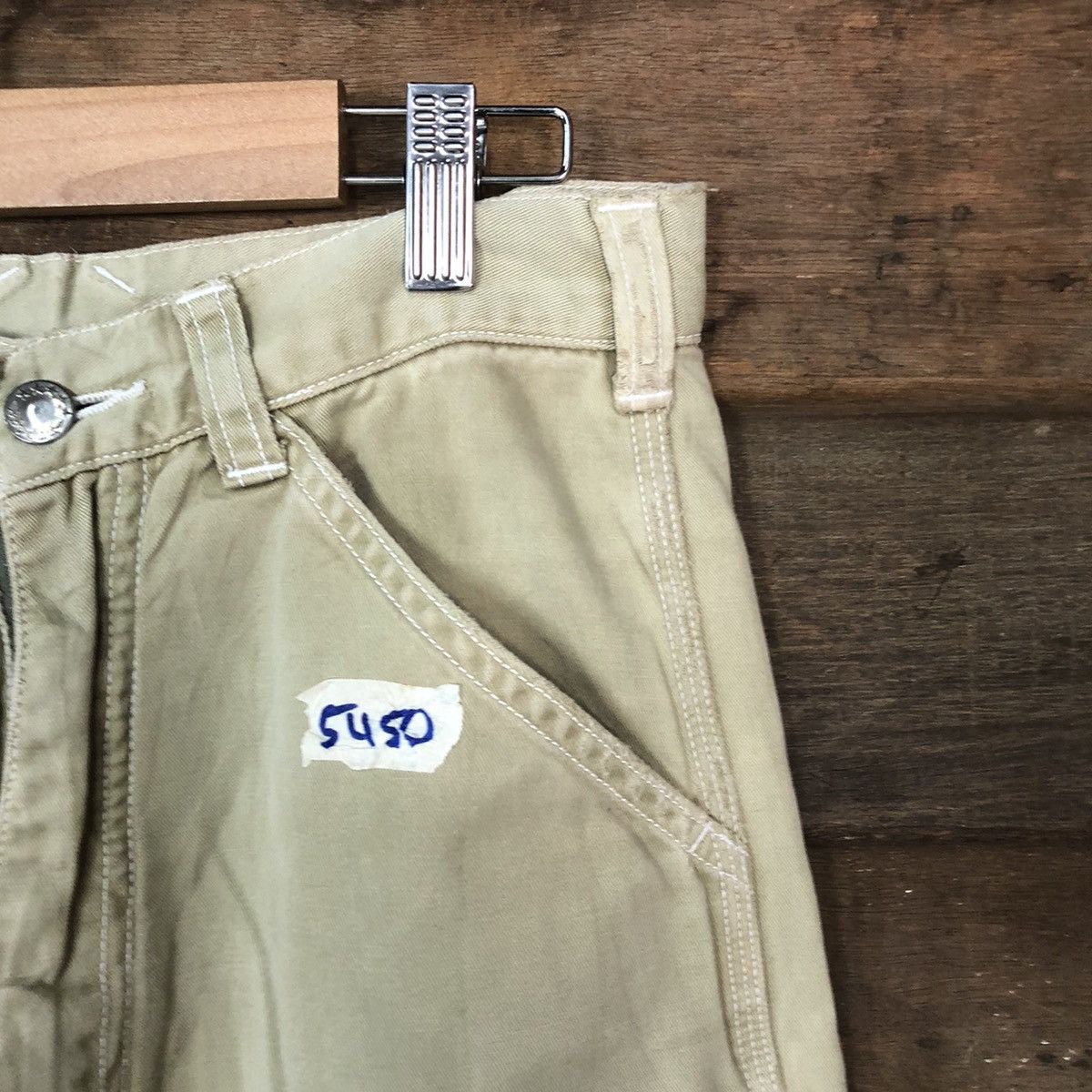 Japanese Brand Baboo Club Brown worker Casual Pants #5450 Size US 29 - 11 Thumbnail