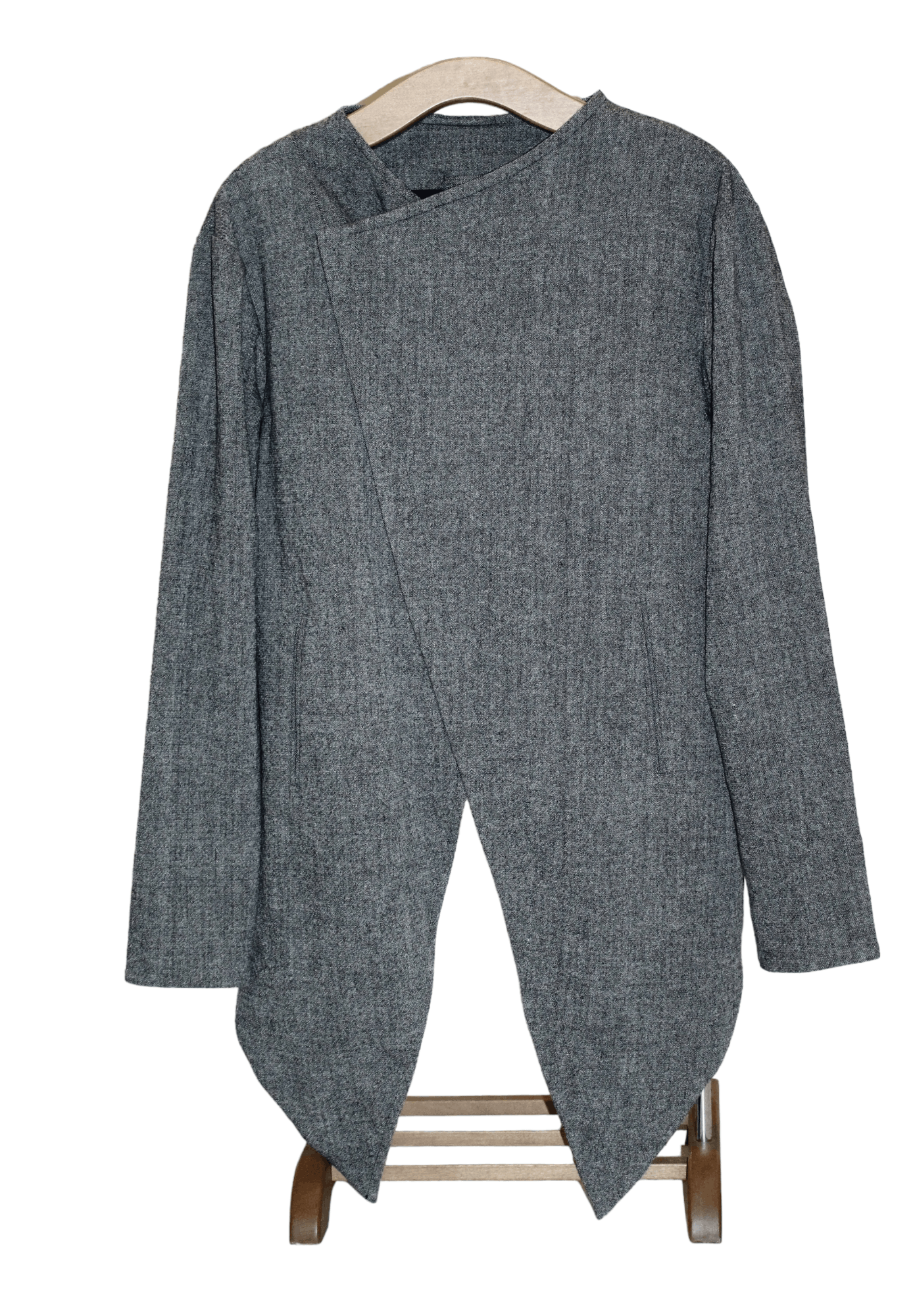 Concepts d'Odeur Odeur Wool Asymmetrical Coat Size US L / EU 52-54 / 3 - 1 Thumbnail