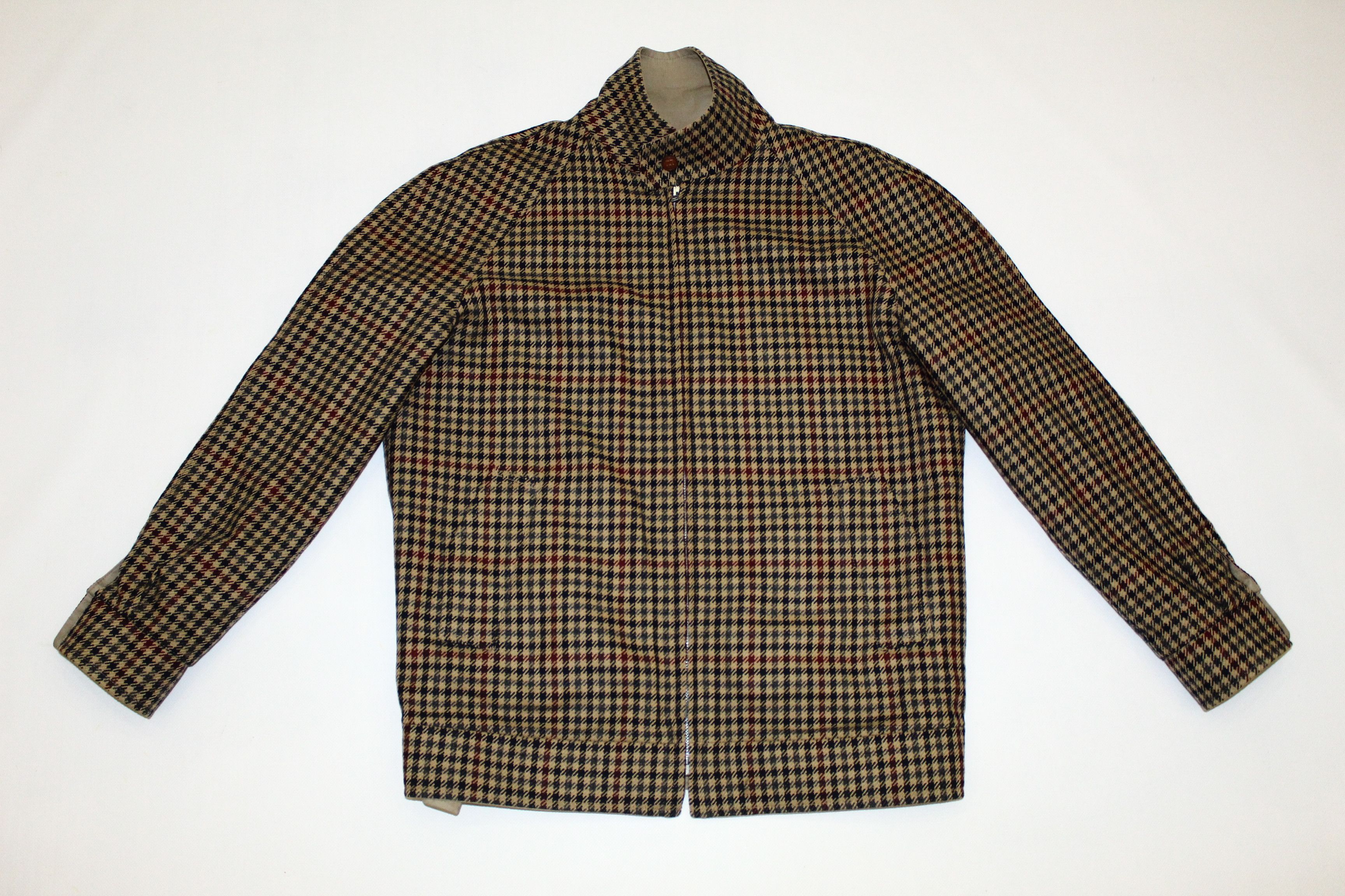 DAKS 90s Daks London Country Check Reversible Casual Jacket Size US S / EU 44-46 / 1 - 2 Thumbnail