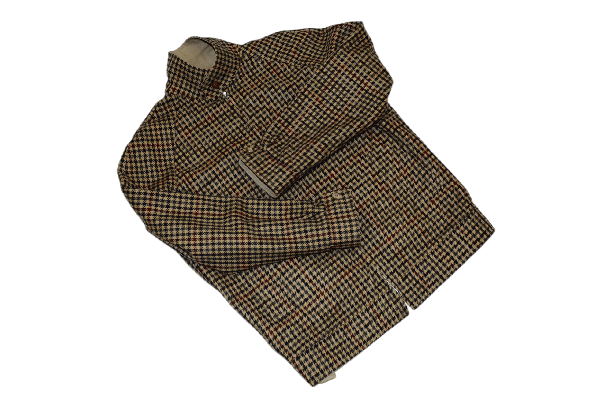 DAKS 90s Daks London Country Check Reversible Casual Jacket Size US S / EU 44-46 / 1 - 1 Thumbnail