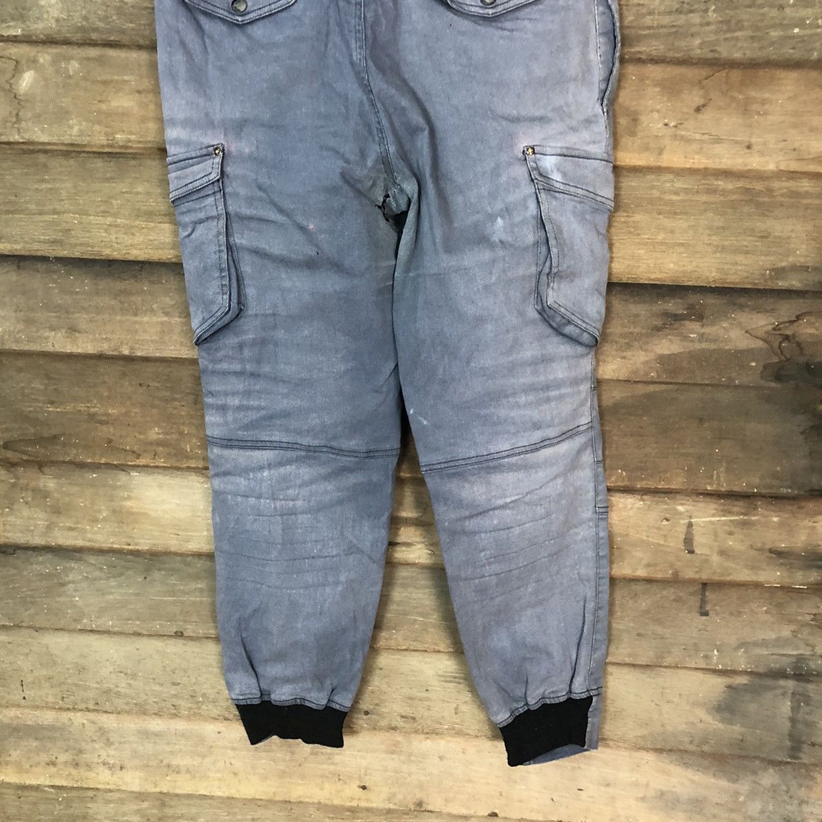 Faded Glory Japan faded Dark Blue jogger multipocket Cargo Pants #5889 Size US 32 / EU 48 - 12 Thumbnail