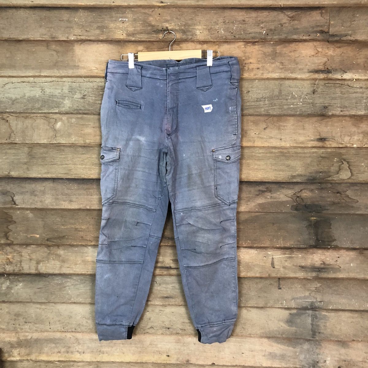Faded Glory Japan faded Dark Blue jogger multipocket Cargo Pants #5889 Size US 32 / EU 48 - 1 Thumbnail